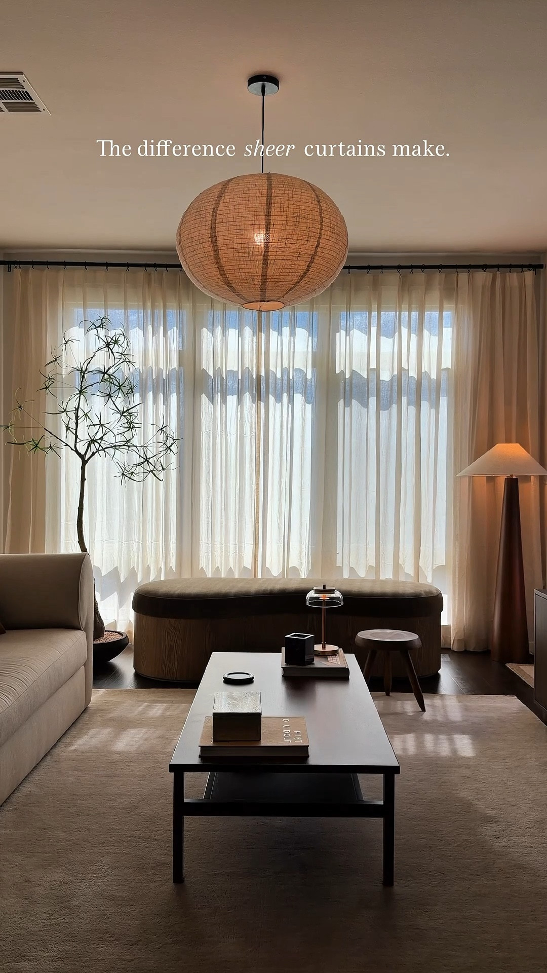 Linen sheer curtains - Living Roomm
Cloud Linen Sheer/ Beige /Tailored  pleat/110”W*98”L

discount code - VANDY17 for 17% off 