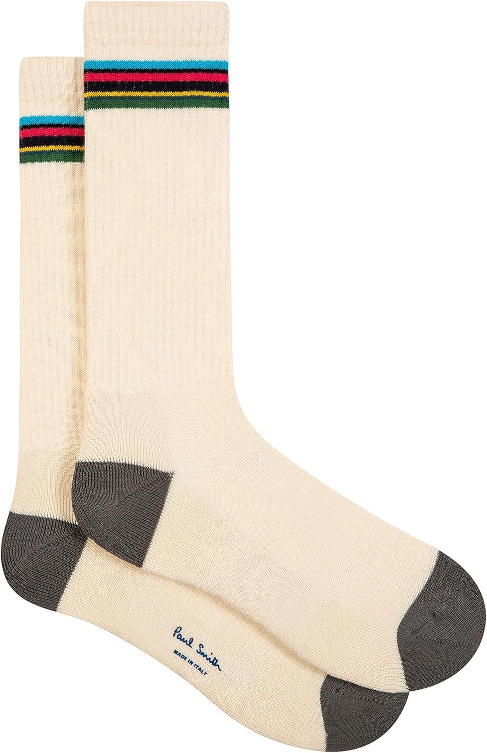 Paul Smith MEN SOCK SPORT STRIPE, WHITE, One Size | Amazon (US)