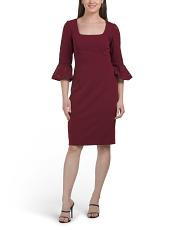 Three-quarter Sleeve Mini Sheath Dress | TJ Maxx