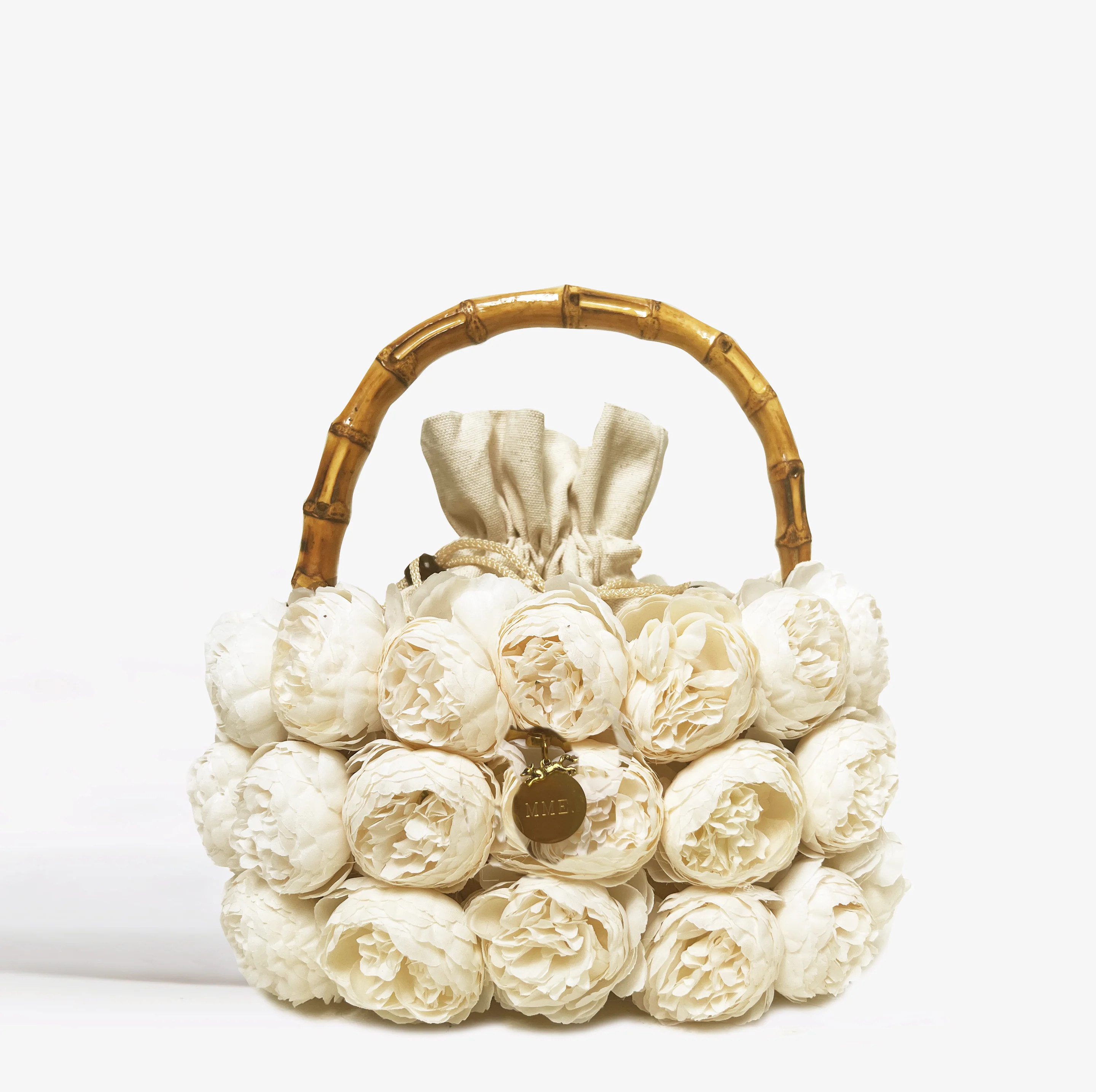 MME. PEONY ROSE BOUQUET Tote - CREAM | MME.MINK