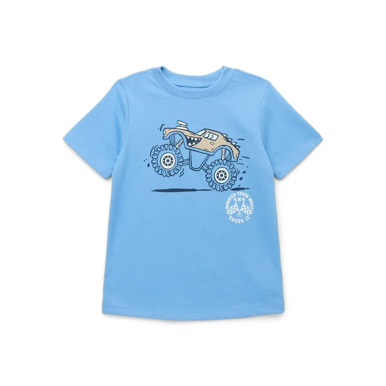 Garanimals Toddler Boy Short Sleeve Graphic T-Shirt, Sizes 18M-5T - Walmart.com | Walmart (US)