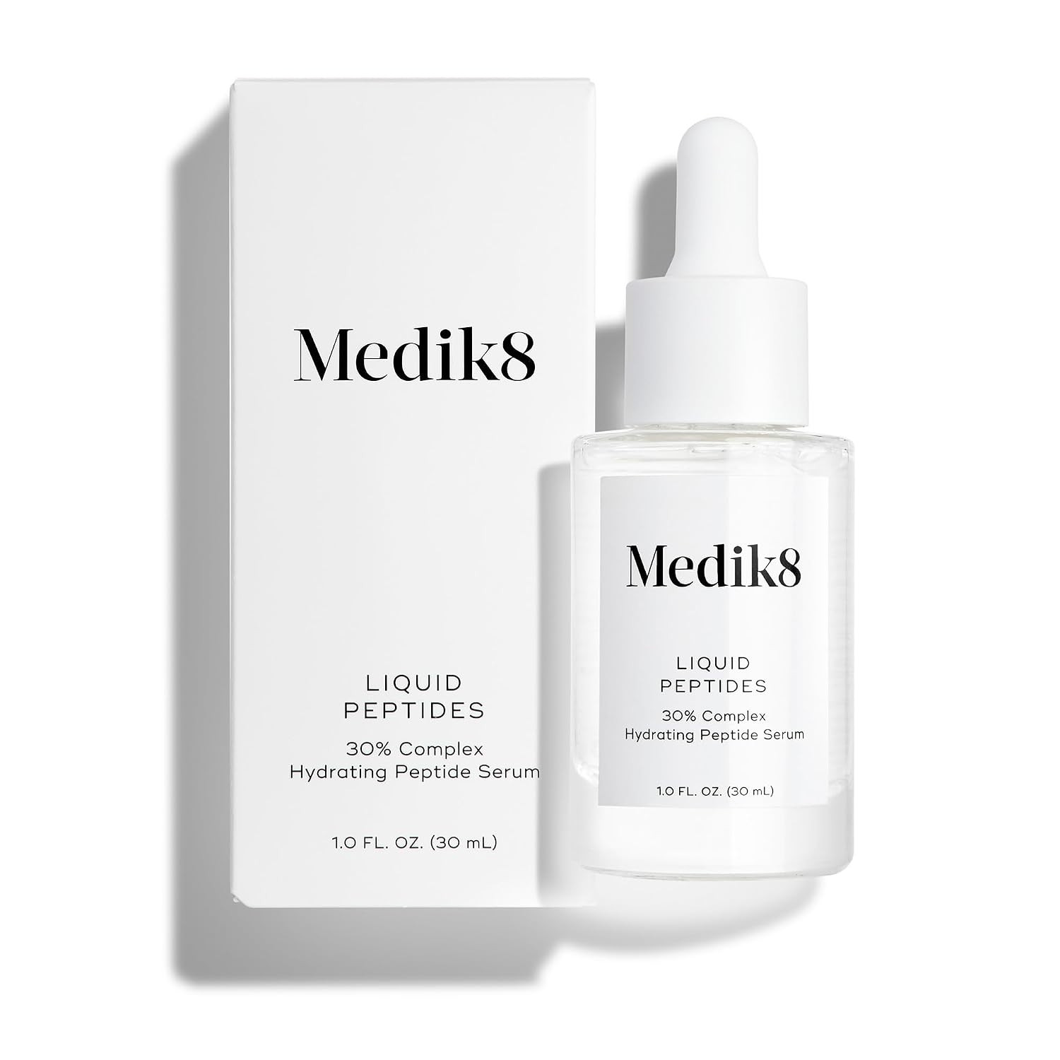 Medik8 Liquid Peptides - Multi Peptide Face Serum For Women and Men - Smooths Wrinkles and Fine Lines - Hydrating and Anti Aging Serum - 1.0 oz | Amazon (US)
