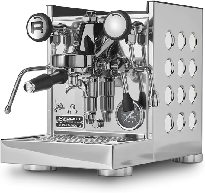Rocket Espresso Appartamento TCA Espresso Machine (Stainless/White) | Amazon (US)
