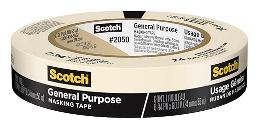 Scotch Greener Masking Tape, 0.94 in x 60 Yard, 2050, 1 roll | Amazon (US)