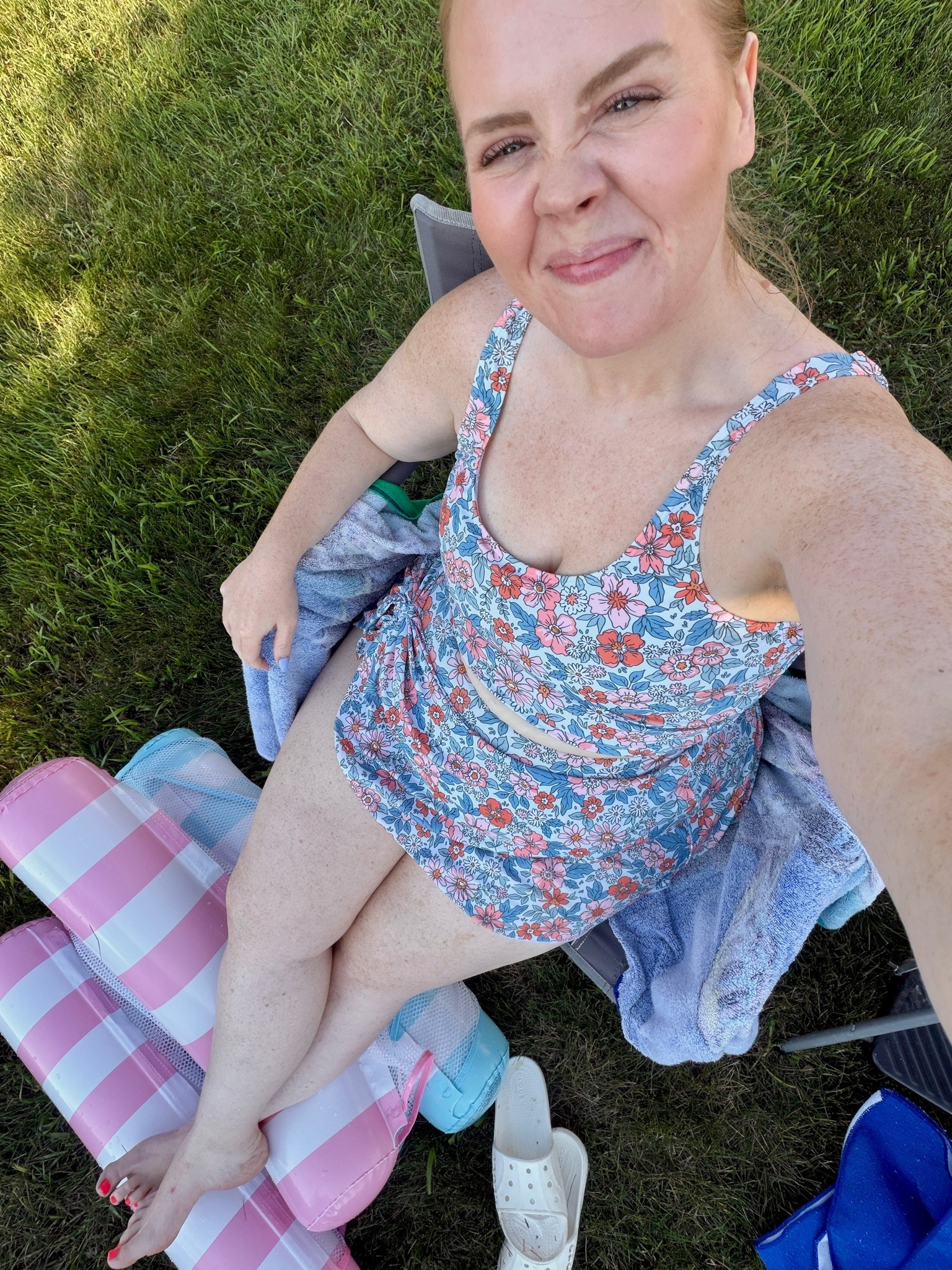 Wearing a L

#LTKMidsize #LTKSwim #LTKmomlife