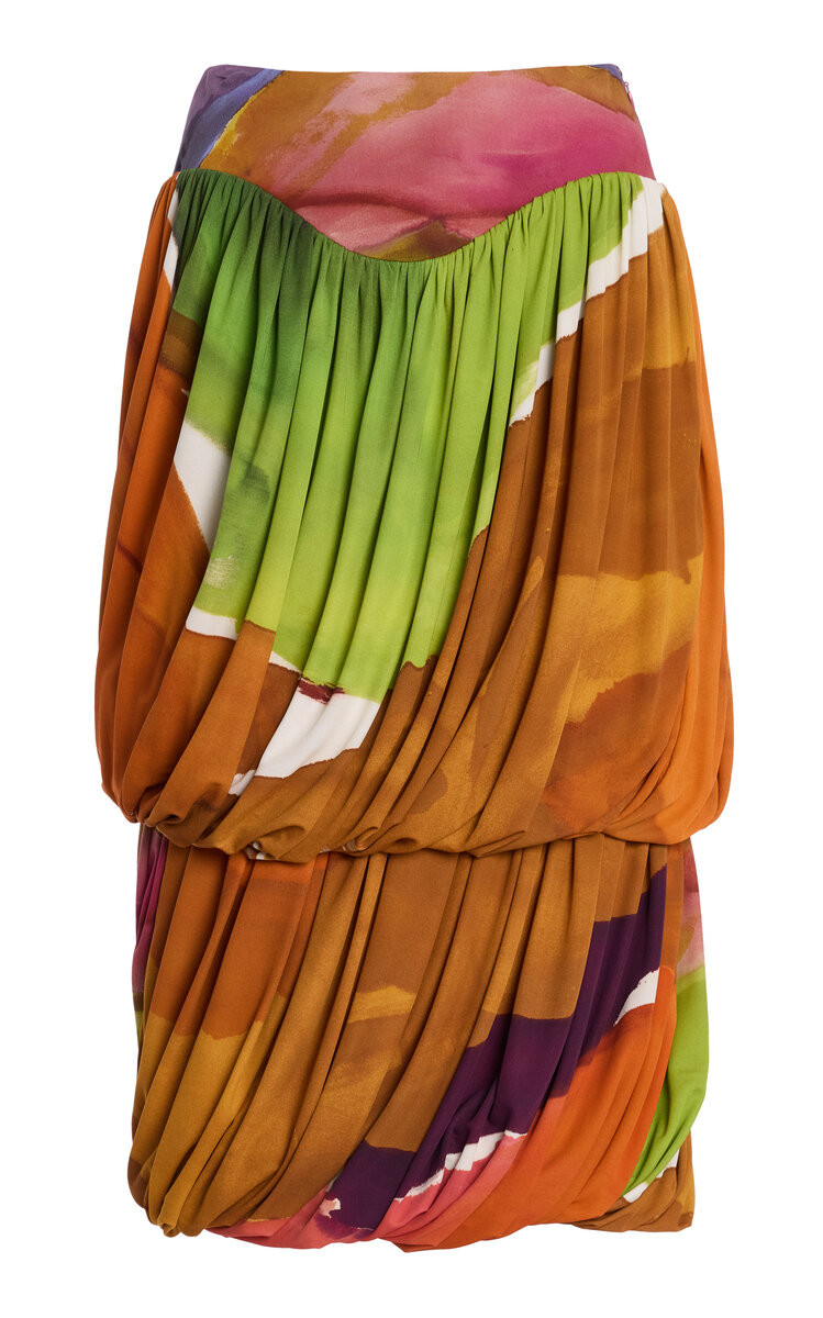 Reis Crepe Midi Bubble Skirt | Moda Operandi (Global)