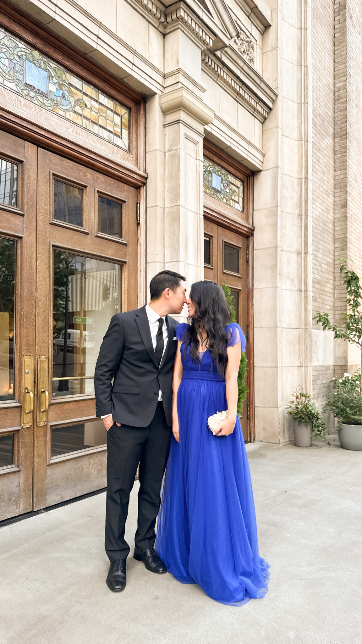 Formal Black tie wedding guest dress, cobalt blue tie ballgown wedding outfit that’s currently 40% off! #LTKxNSale

#LTKWedding #LTKStyleTip #LTKFamily