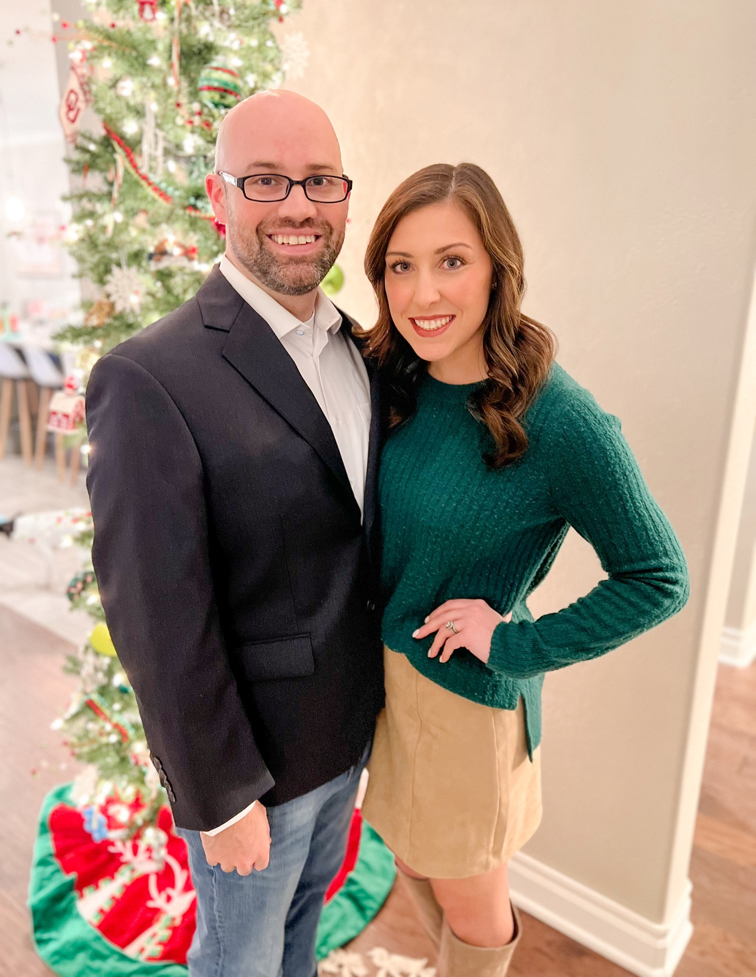 ✨Holiday date night!
Sweater, suede skirt and boots! 

#LTKHoliday #LTKunder50 #LTKworkwear