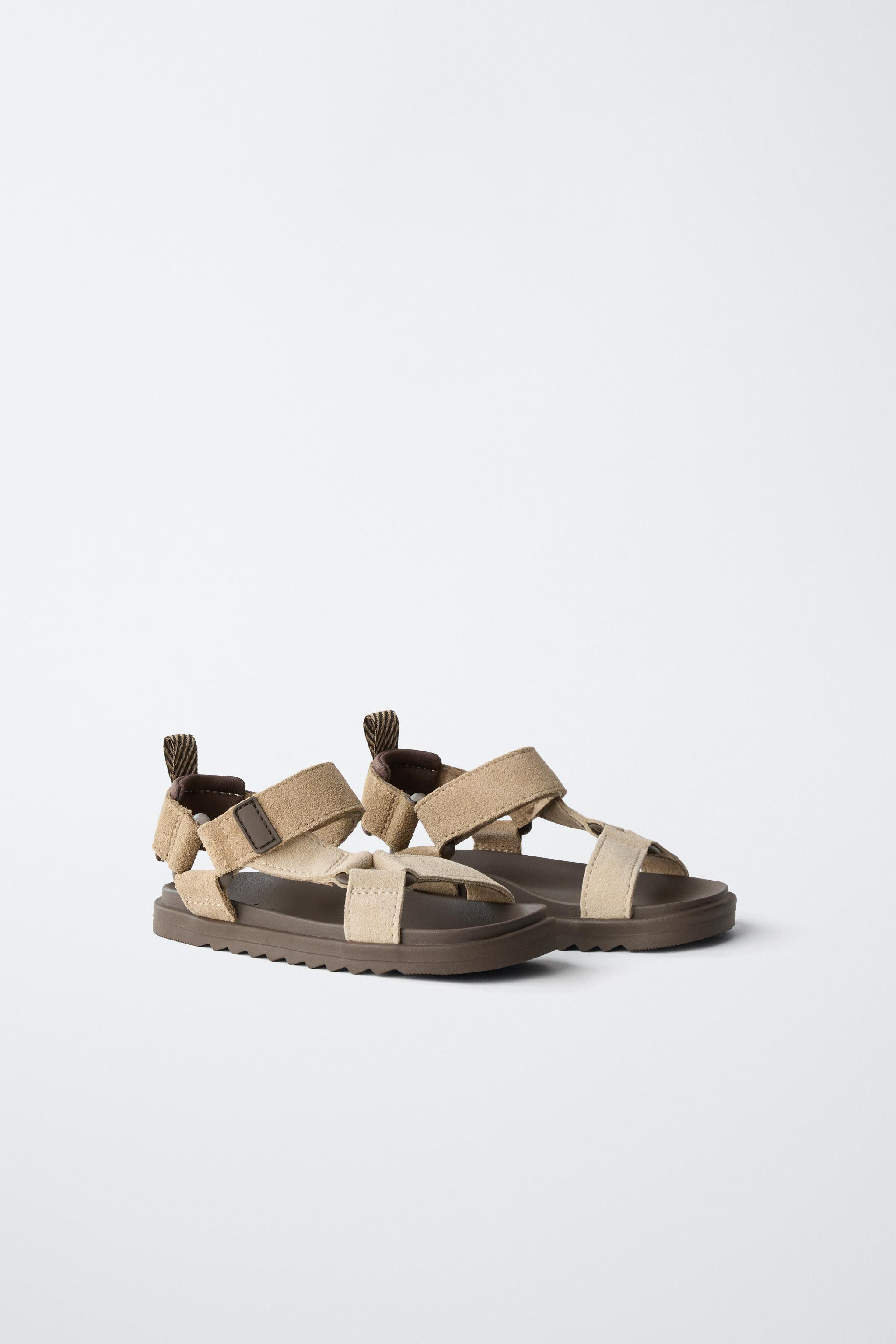LEATHER TECHNICAL SANDALS | Zara UK