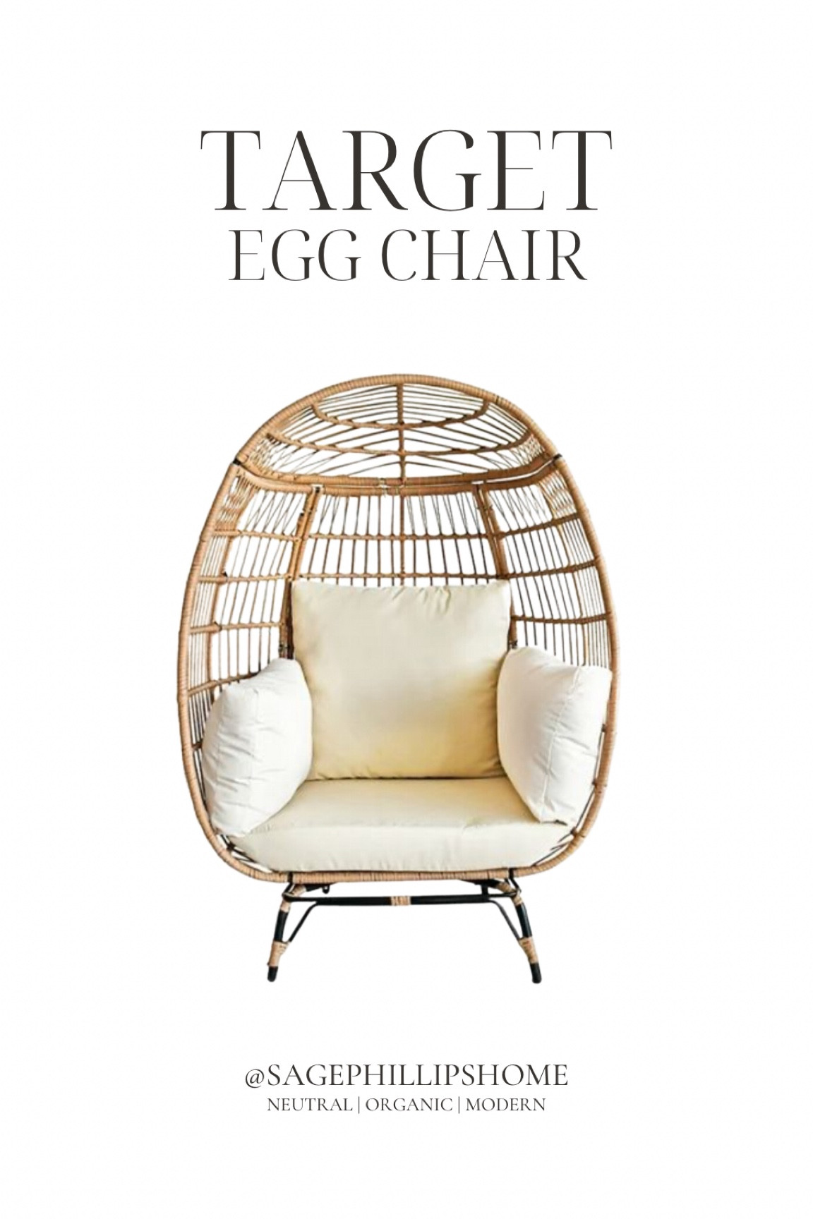 I just found the perfect addition to your outdoor space on major sale at Target! Check out this egg chair!  It’s got a beautiful open-weave pattern, durable water- and UV-resistant wicker, and super comfy, removable cushions. Plus, it has adjustable foot pads for extra stability. 

#LTKsummer #LTKcanada #LTKhome