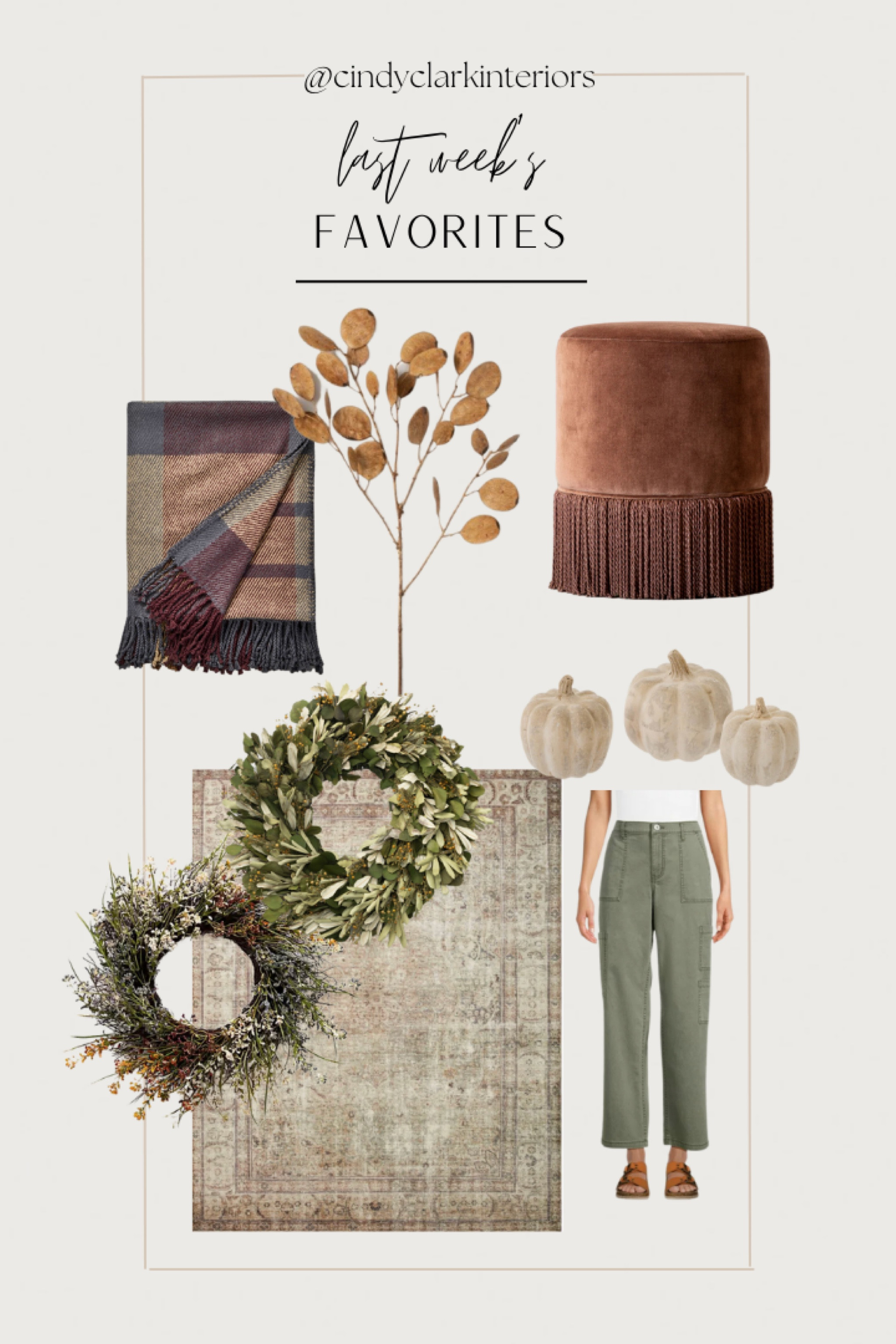 All of last week’s favorites in one place!

Ottomans, McGee and Co, wreath, fall, Target, blanket, rug, loloi, pumpkins

#LTKhome #LTKSeasonal #LTKFind