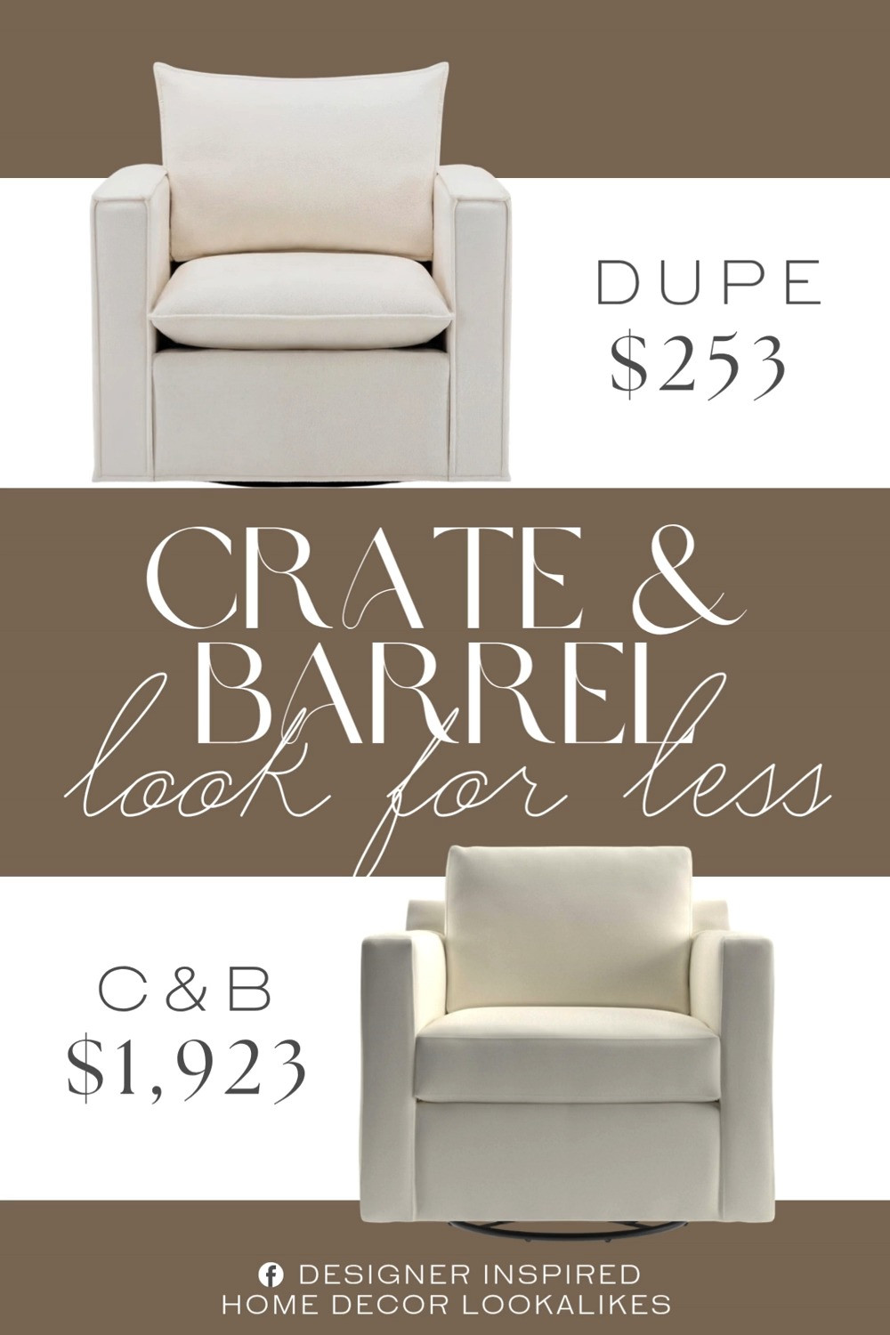 Inspired by Crate & Barrel Arm Swivel Chair. Contemporary Swivel Accent Chair. Modern Barrel Chair. Upholstered Arm Chair. Minimalist Lounge Chair. Mid-Century Modern Arm Chair. Linen Upholstered Swivel Chair. 

Home more affordable option find copy cat similar look for less budget friendly affordable cheap cheaper beautiful pretty. Clearance sale coupon code discount code promo code luxury lookalike look a like Inspo inspiration inspired by idea ideas Love like these? I share multiple every day in my FB group.
#crateandbarrelinspired #swivelchair #armchair #livingroomchair #accentchair #loungechair #furniturefinds #upholsteredchair 

 #LTKHome