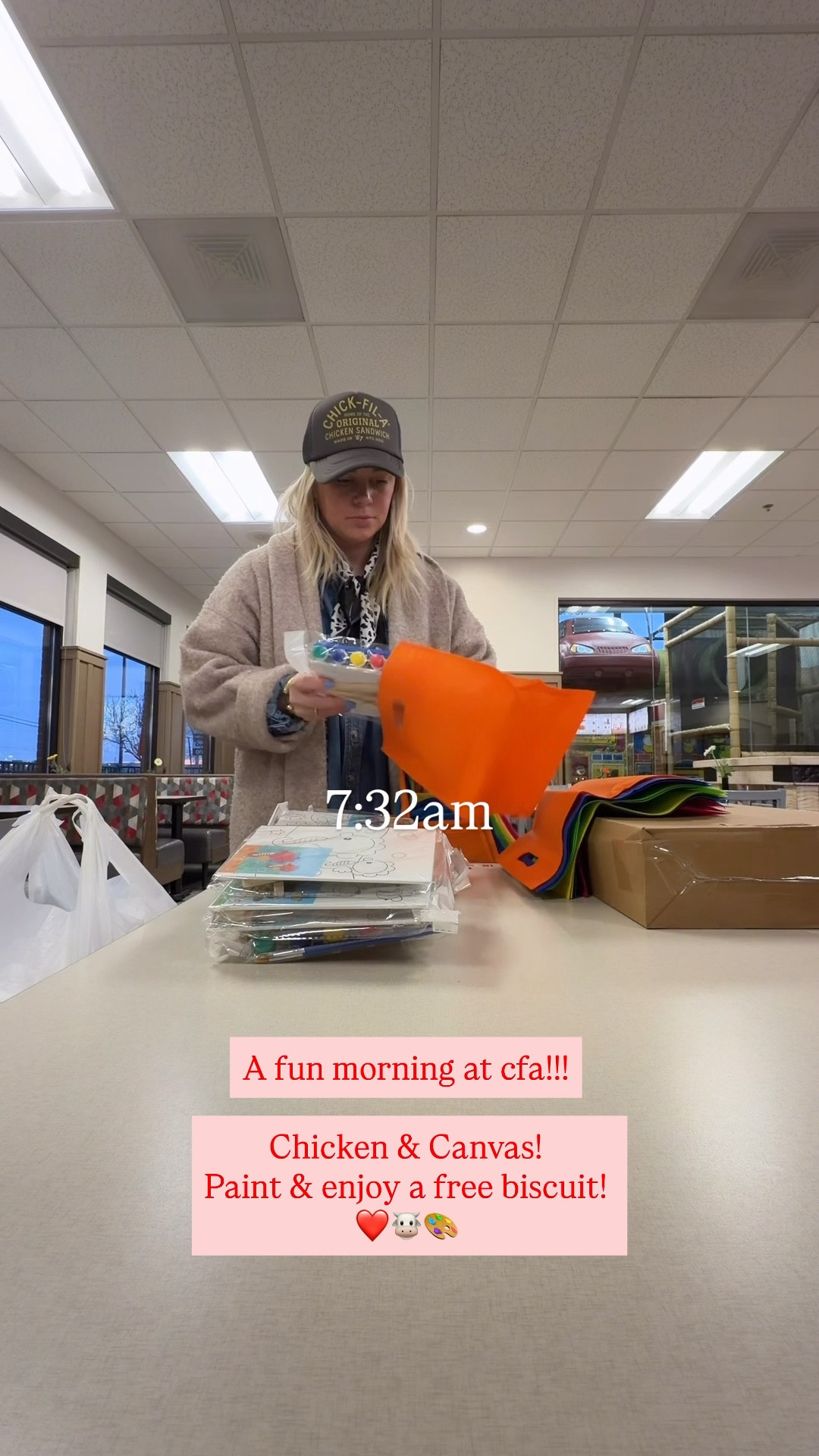 Painting kits for kids event at cfa!! 

#LTKKids #LTKdayinmylife