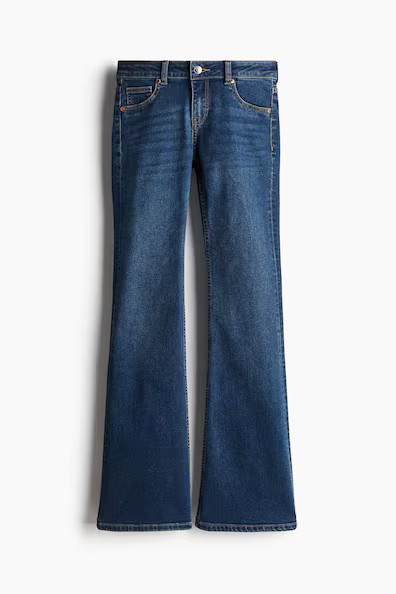 H & M - Low Rise Flared Leg Jeans - Blue | H&M (US + CA)
