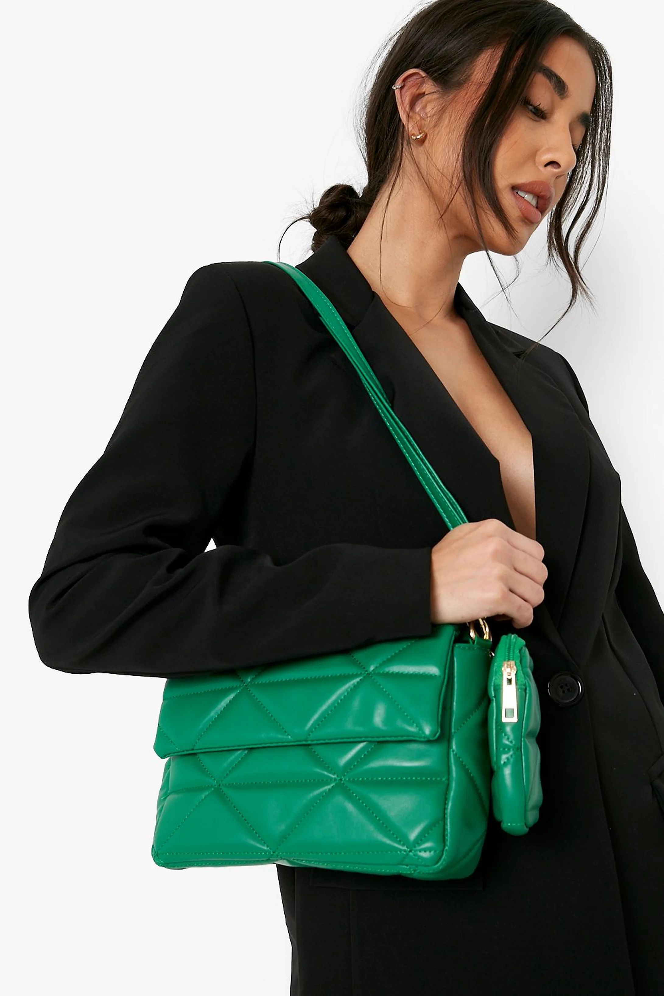 Multi Way Quilted Cross Body Bag | Boohoo.com (US & CA)