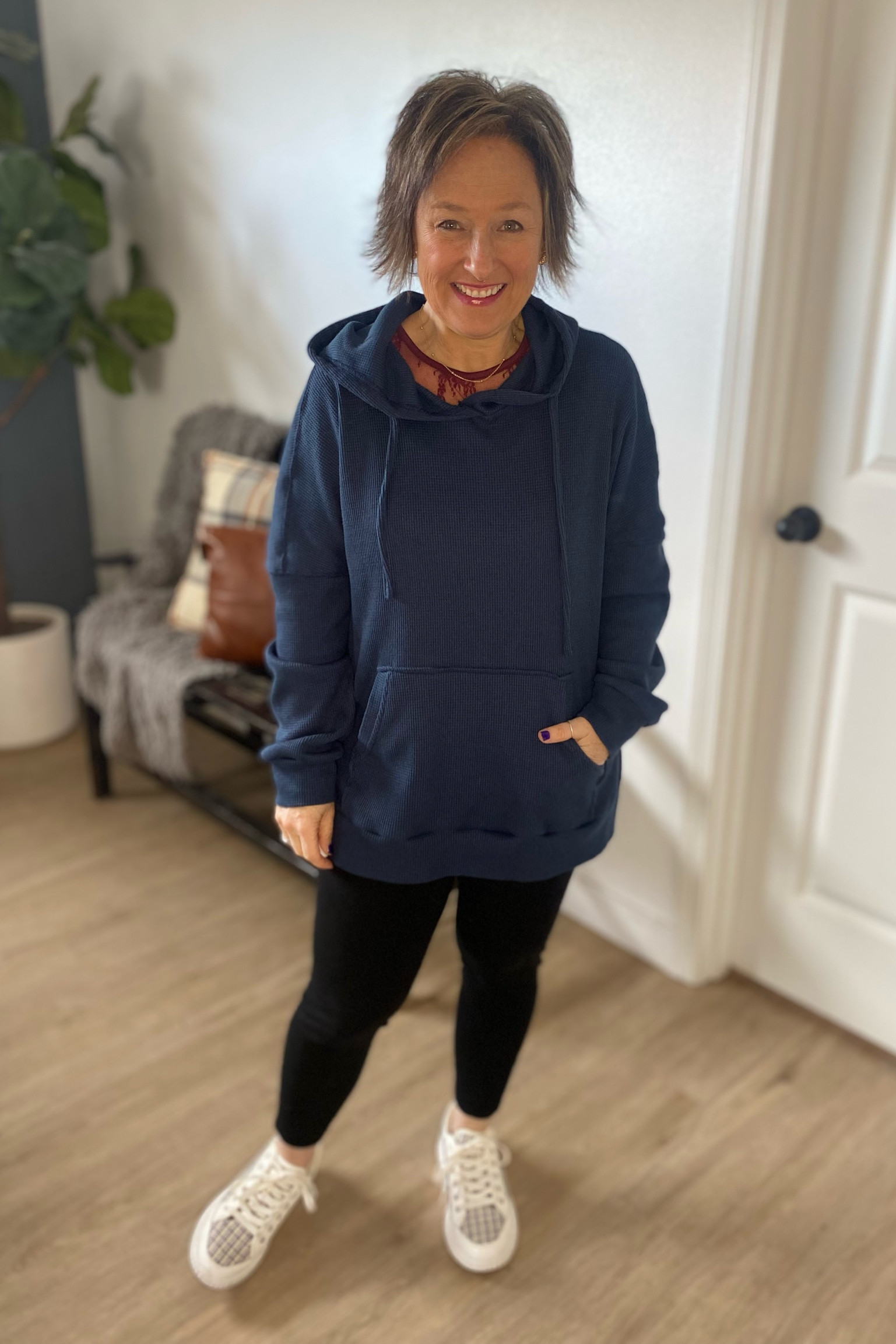 A little lace popping out?! A cute and comfy very casual look! 

#LTKGiftGuide #LTKMidsize #LTKOver40