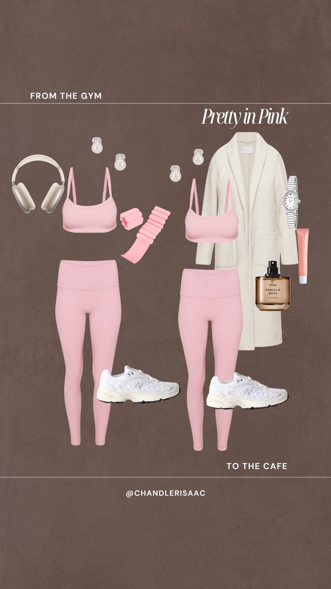 From gym to cafe !! 

outfit l athletic wear 