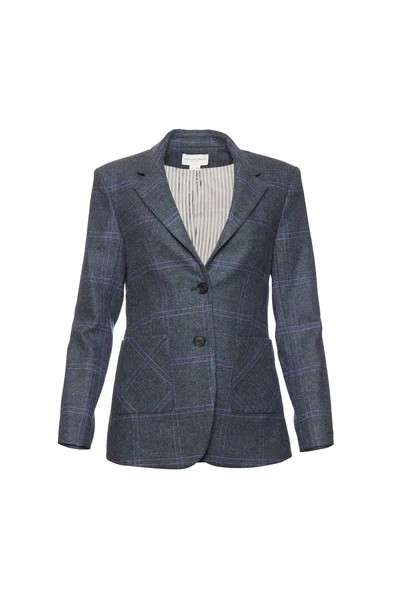 Woodstock Blazer - Blue Orchid Plaid | Charlotte Brody