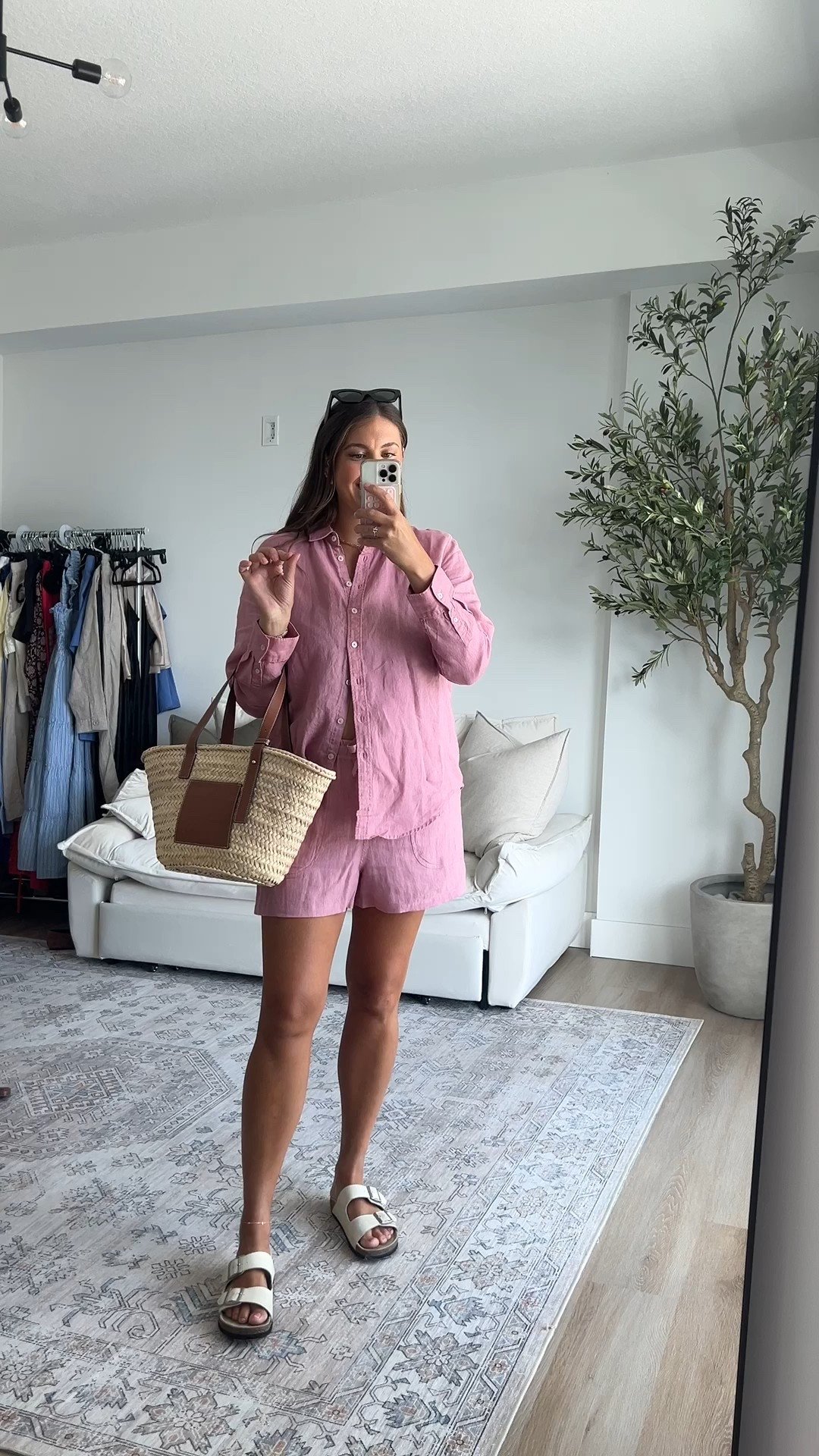 Quince outfit idea 💕 pink linen long sleeve shirt with matching 100% linen shorts with pockets. 

Wearing size L in both 



Linen / vacation outfit / vacation outfits / size 10 fashion | size 10 | Tall girl outfit | tall girl fashion | midsize fashion size 10 | midsize | tall fashion | tall women | 

#LTKFindsUnder100 #LTKSeasonal #LTKMidsize