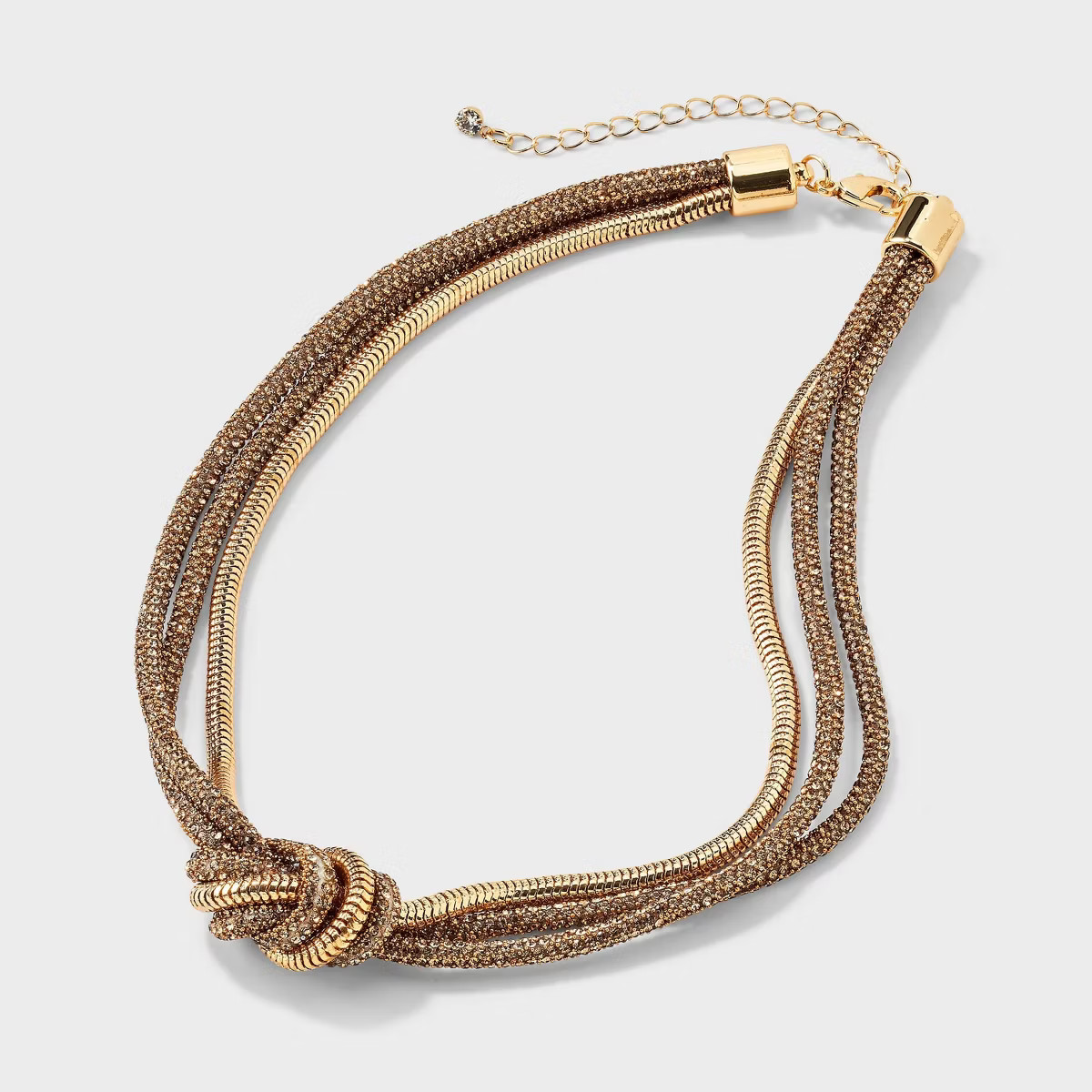 Twisted Knot Necklace - A New Day™ Gold | Target