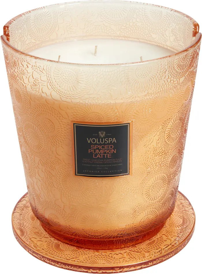 Spiced Pumpkin Latte 5-Wick Hearth Candle | Nordstrom