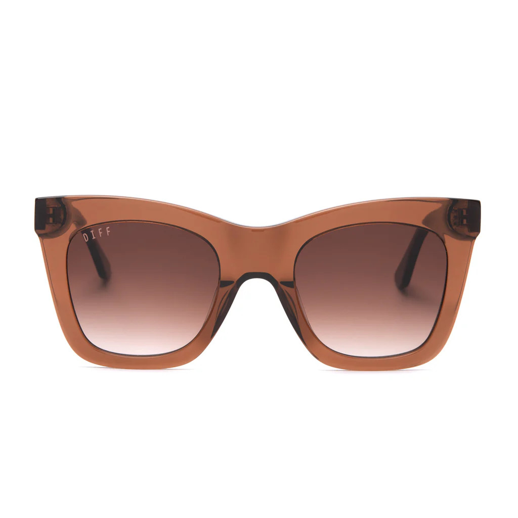KAIA - DARK TAUPE + BROWN GRADIENT + POLARIZED | DIFF Eyewear