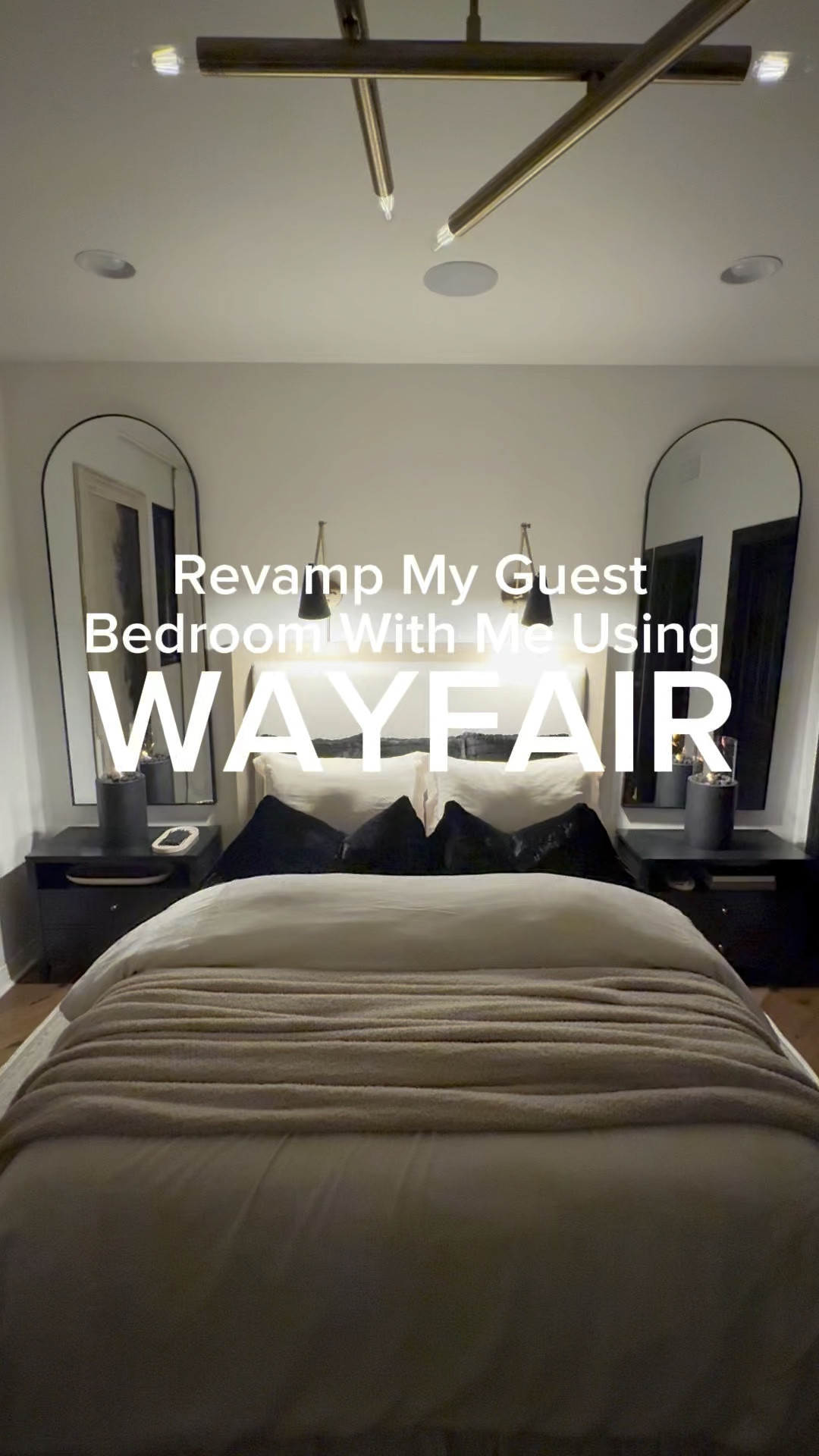 Revamp my guest bedroom with me using Wayfair Home decor! 

Here's how I got the look: 

I started off with this beautiful cream boucle bed frame. This bed frame has the prettiest curves and the straightest lines. I love the two mixed, they make a perfect combo.🤎

Then I added two black solid wood nightstands with two modern organic off white lamps. 

Last I added the most beautiful wool rug Creating contrast, adding softness and creating moodiness. 🤩 

#wayfairpartner #wayfair #wayfairfinds #wayfairhome @wayfair #platformbed #luxbedroom #solidwoodnightstands #modernnightstand #modernorganic #tablelamps #wirelesspicturelight #bouclebed #curvedbed #modernhome #moodybedroom

#LTKxWayfair #LTKHome #LTKStyleTip