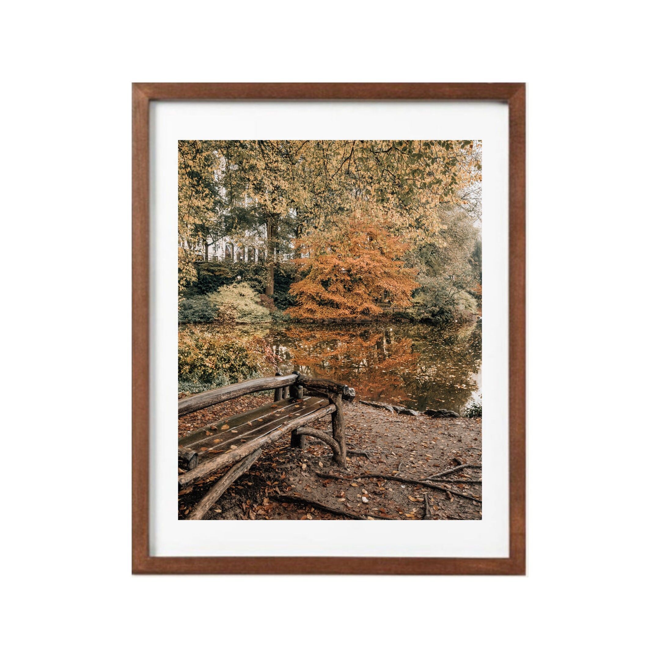 8. [Fall Reflections in Central Park] Photography Print, Autumn Leaves in New York | Etsy (US)