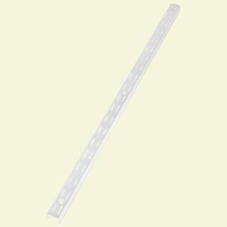 Rubbermaid 48 in. White Twin Track Upright for Wood or Wire Shelving-FG4B8800WHT - The Home Depot | The Home Depot