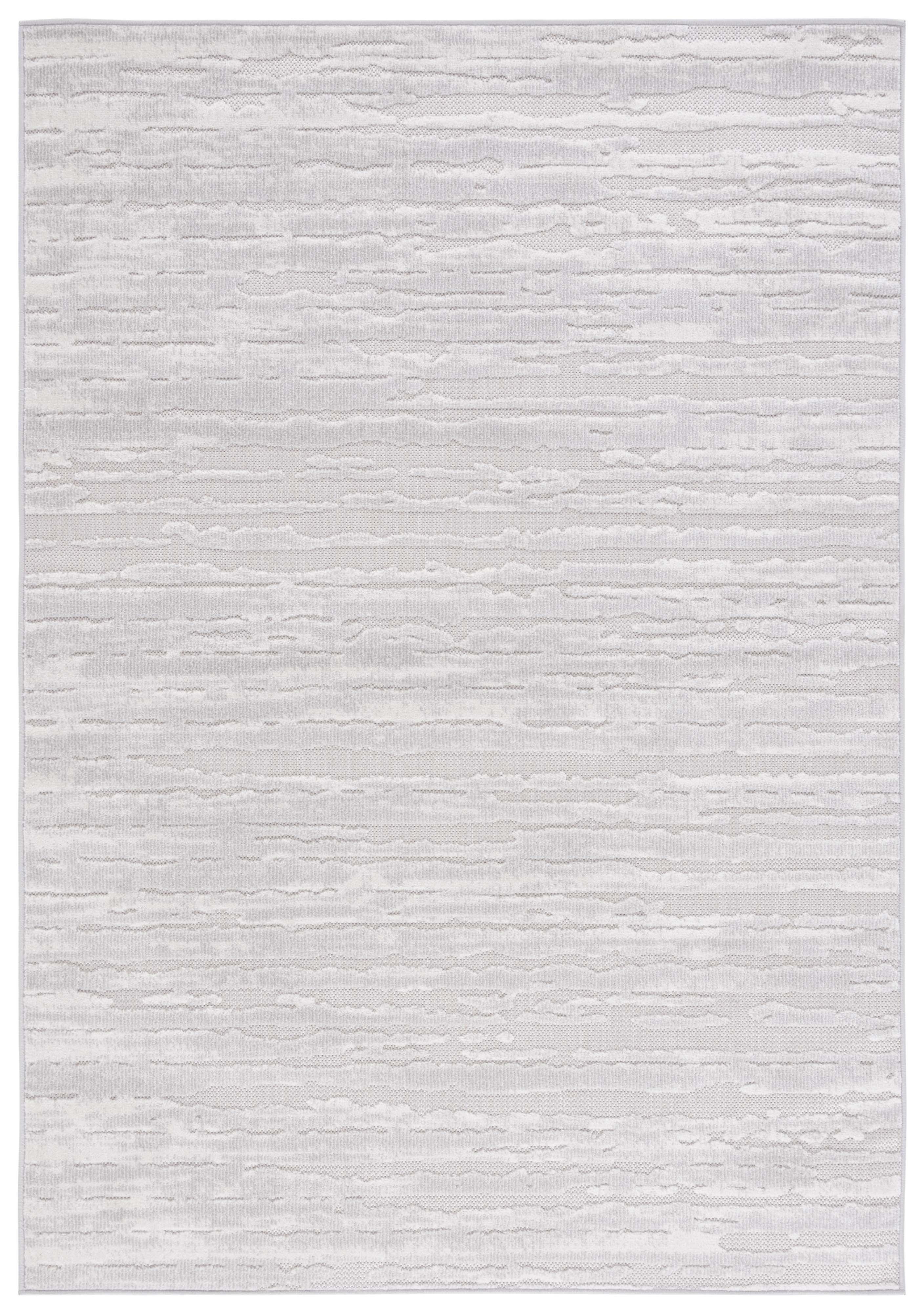 SAFAVIEH Cabana Maisy Indoor/Outdoor Area Rug, Grey/Ivory, 5' x 8' - Walmart.com | Walmart (US)