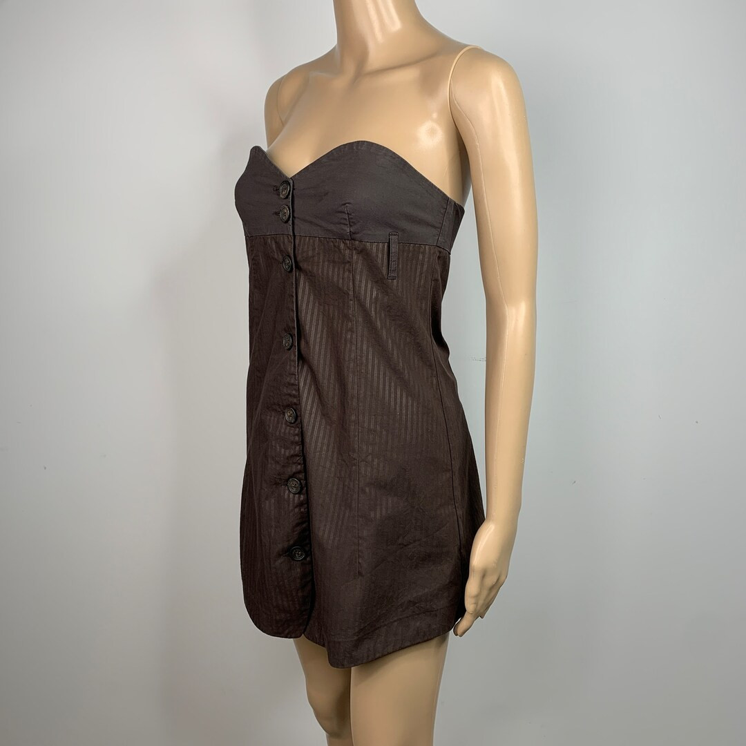 Cop Girlfriend Y2k Bustier Top/extra Mini Dress - Etsy Canada | Etsy (CAD)