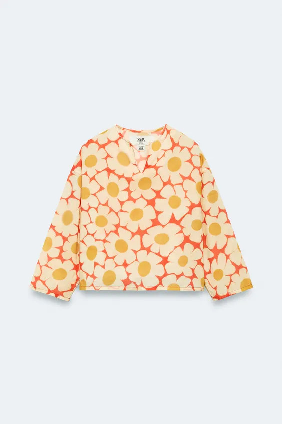 2-14 YEARS / FLORAL PRINT BLOUSE LIMITED EDITION | Zara US