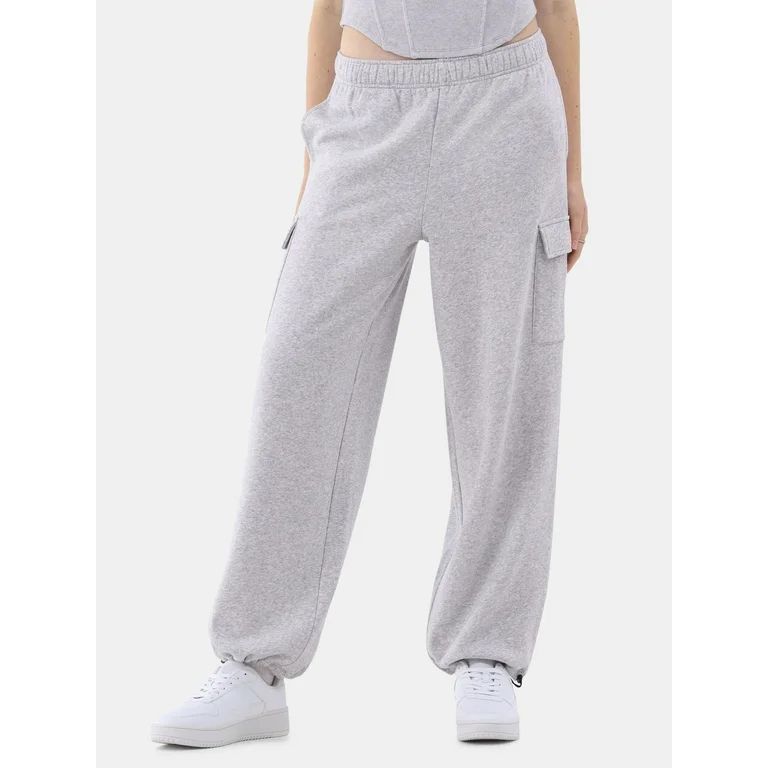 No Boundaries Cargo Jogger Sweatpants, Women’s | Walmart (US)