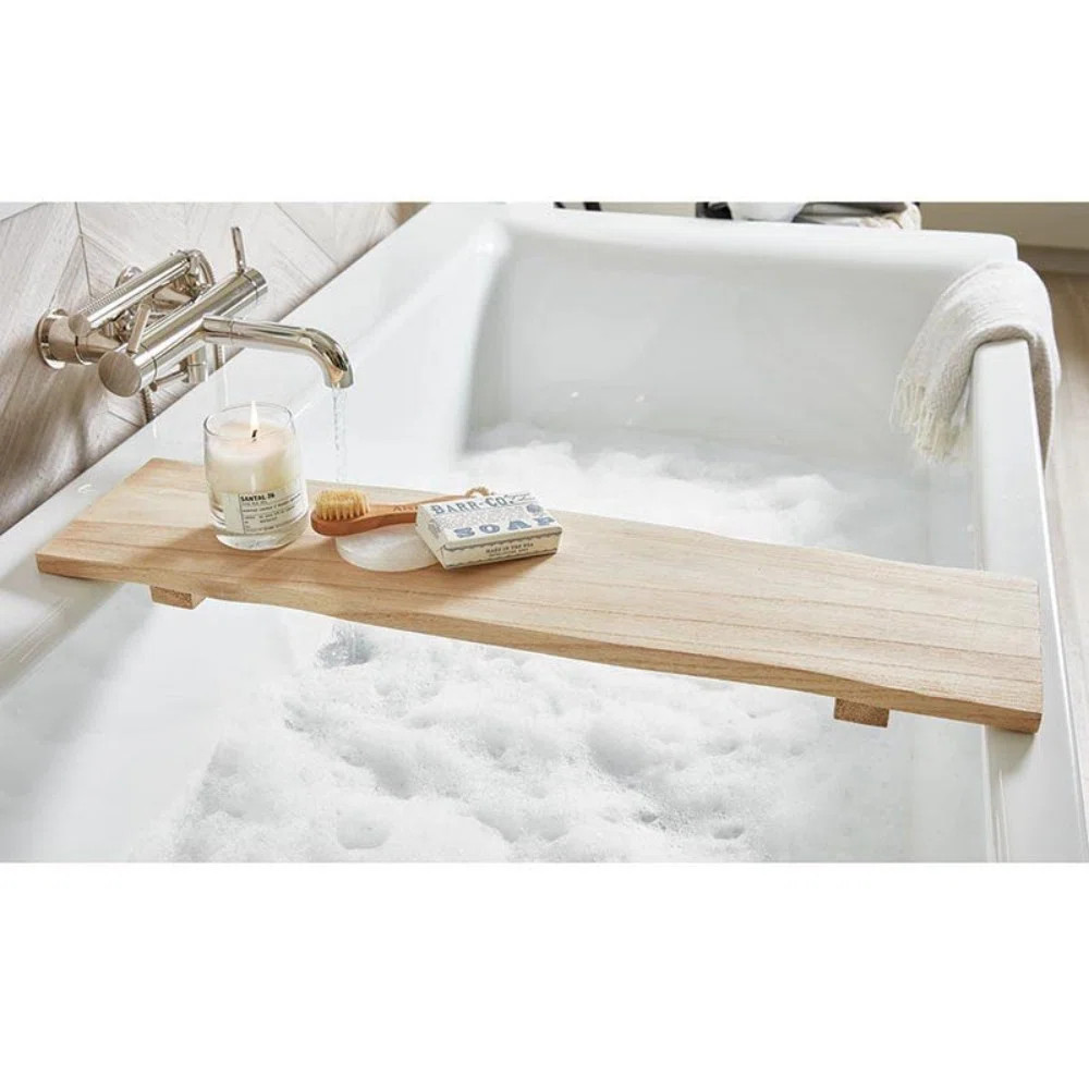 Foundry Select Bathtub Tray Pure Wood Design, Natural Color | Wayfair | Wayfair North America