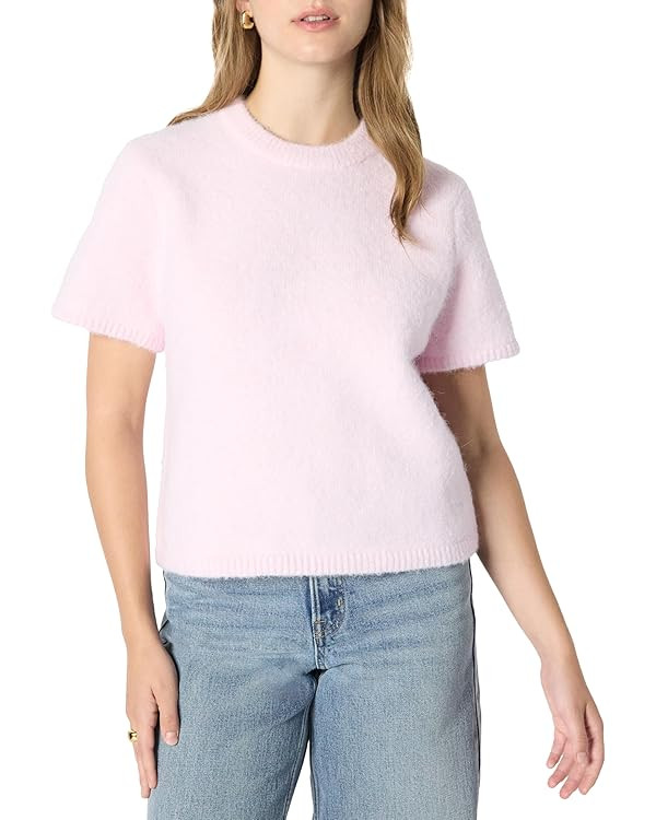 Amazon Essentials (Demi's Pick) Women's Relaxed-Fit Faux Mohair Short Sleeve Sweater Top | Amazon (US)