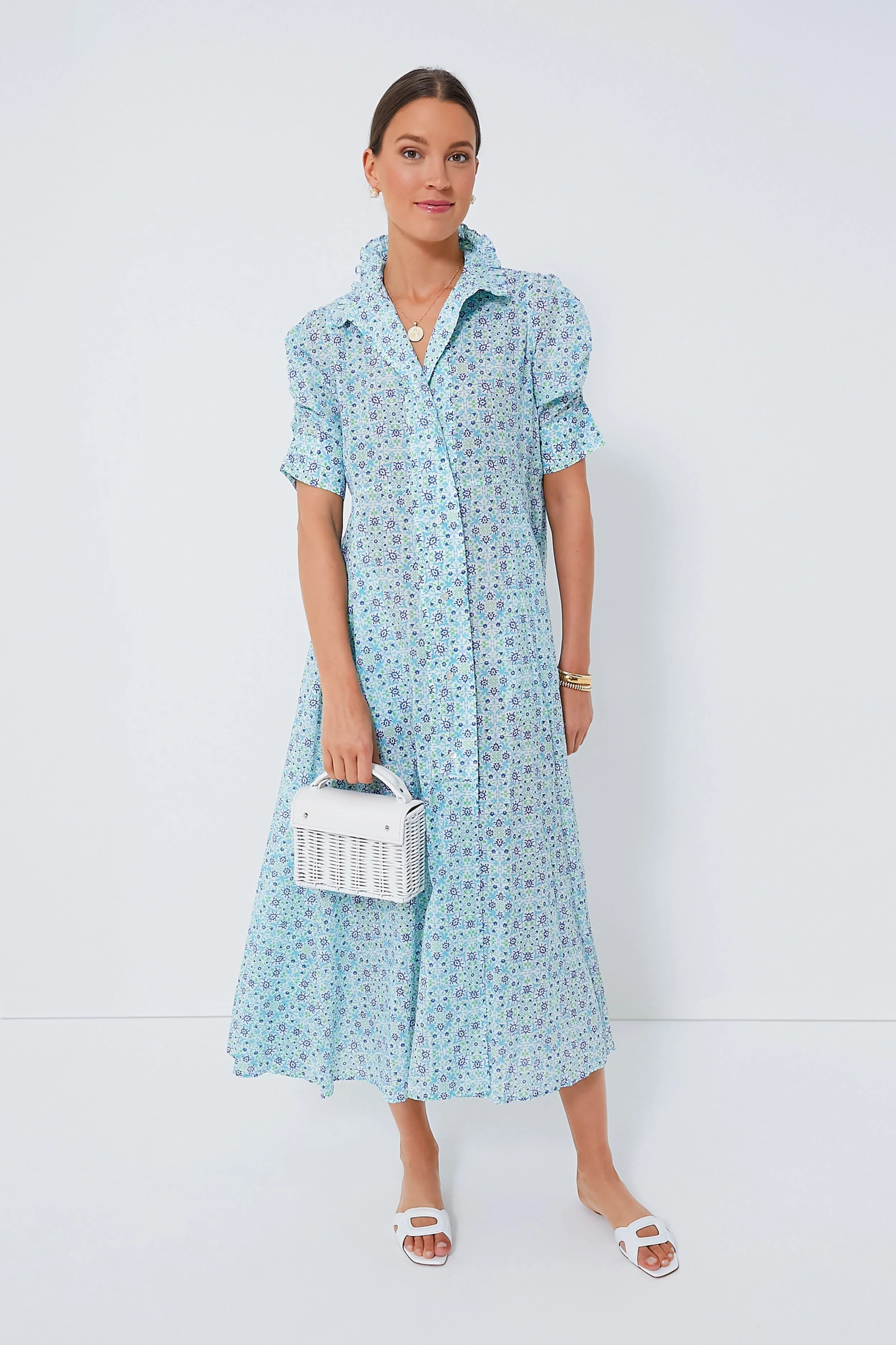 Blue Venetia Maxi Dress 
                Thierry Colson | Tuckernuck (US)