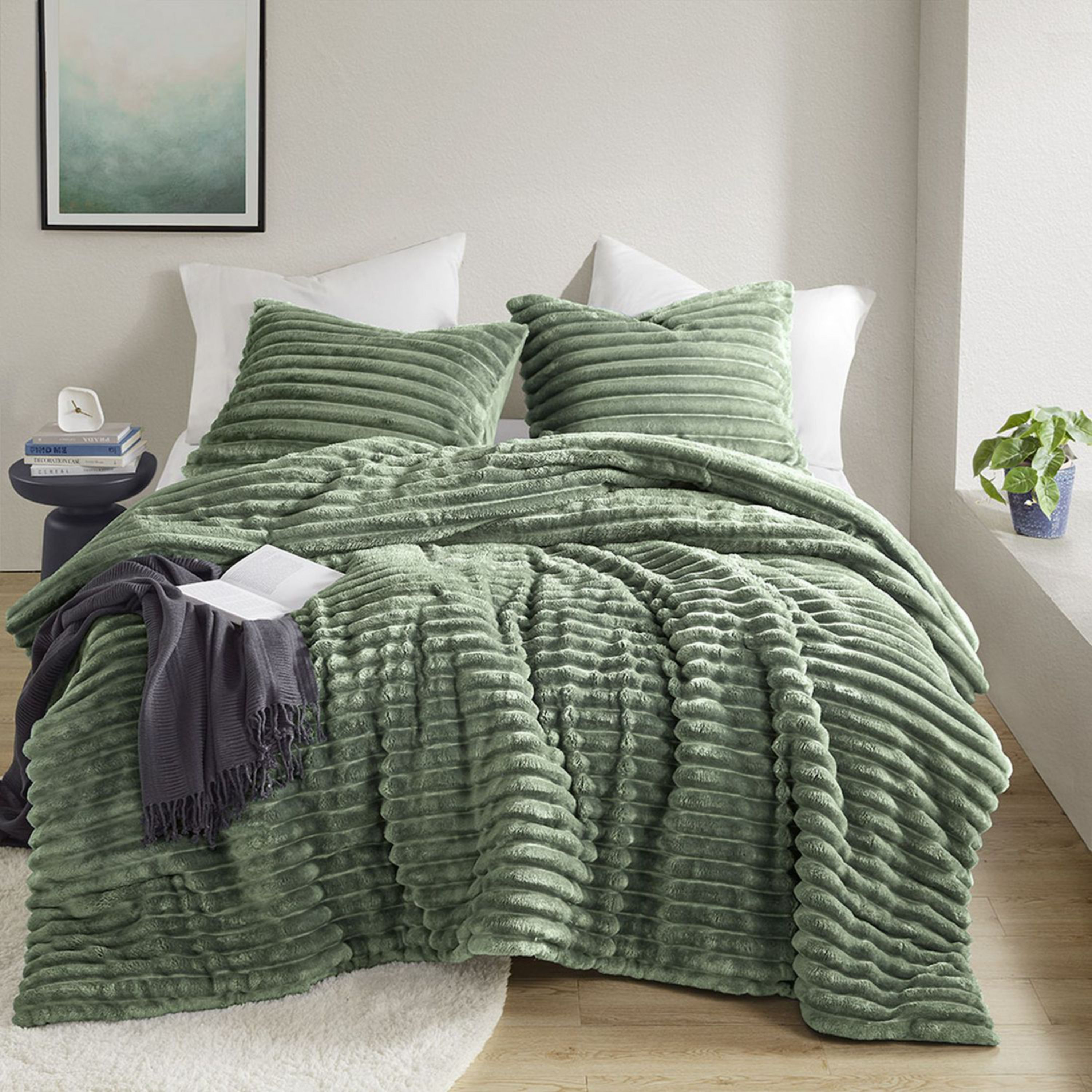 510 Design Avril Fluffy Ribbed Plush Comforter Set | Kohl's