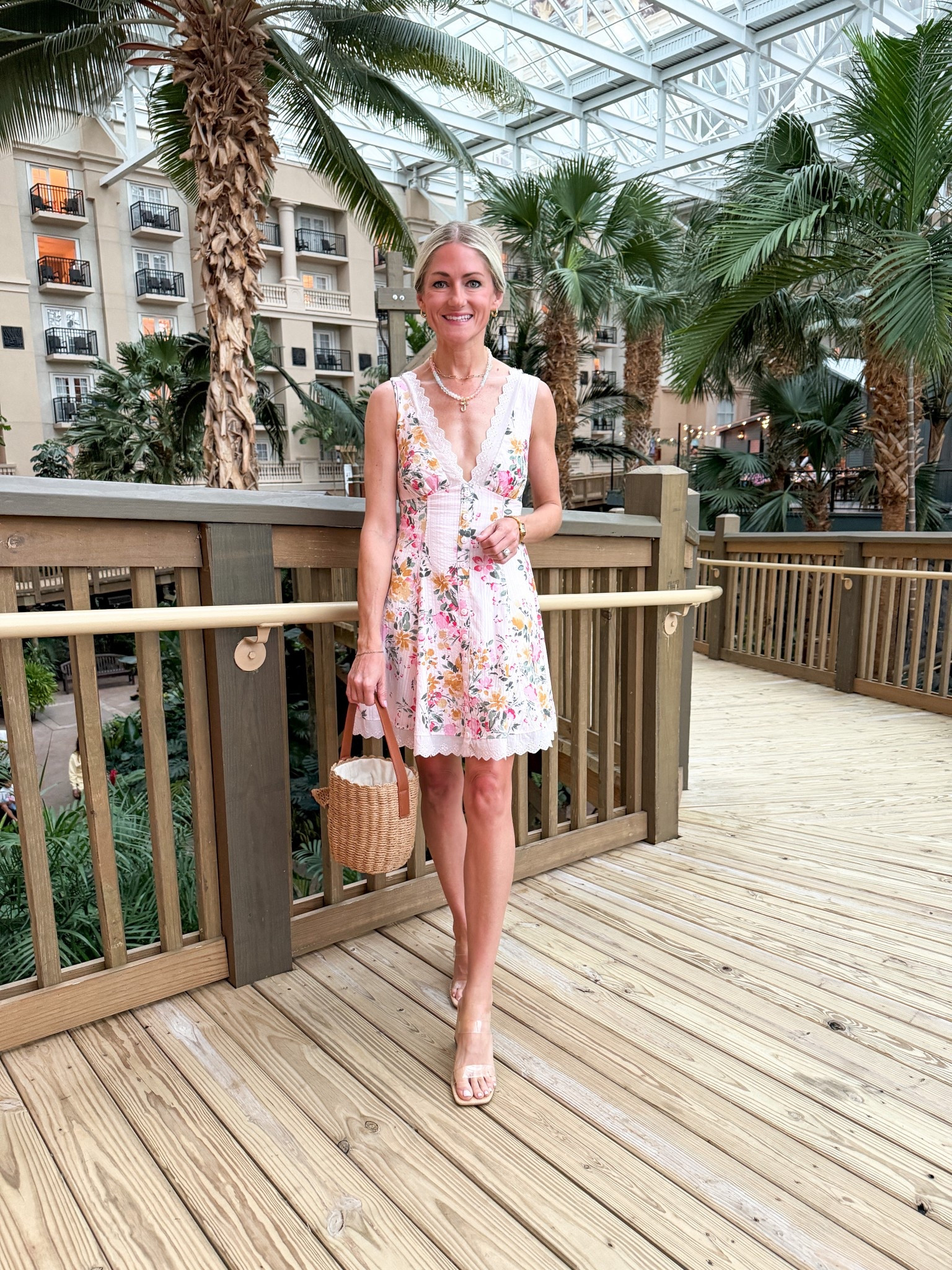 Pretty floral dress from Target! Great for vaca or a night out! Dress is lined, wearing XXS. 

#LTKgrwm #LTKootd