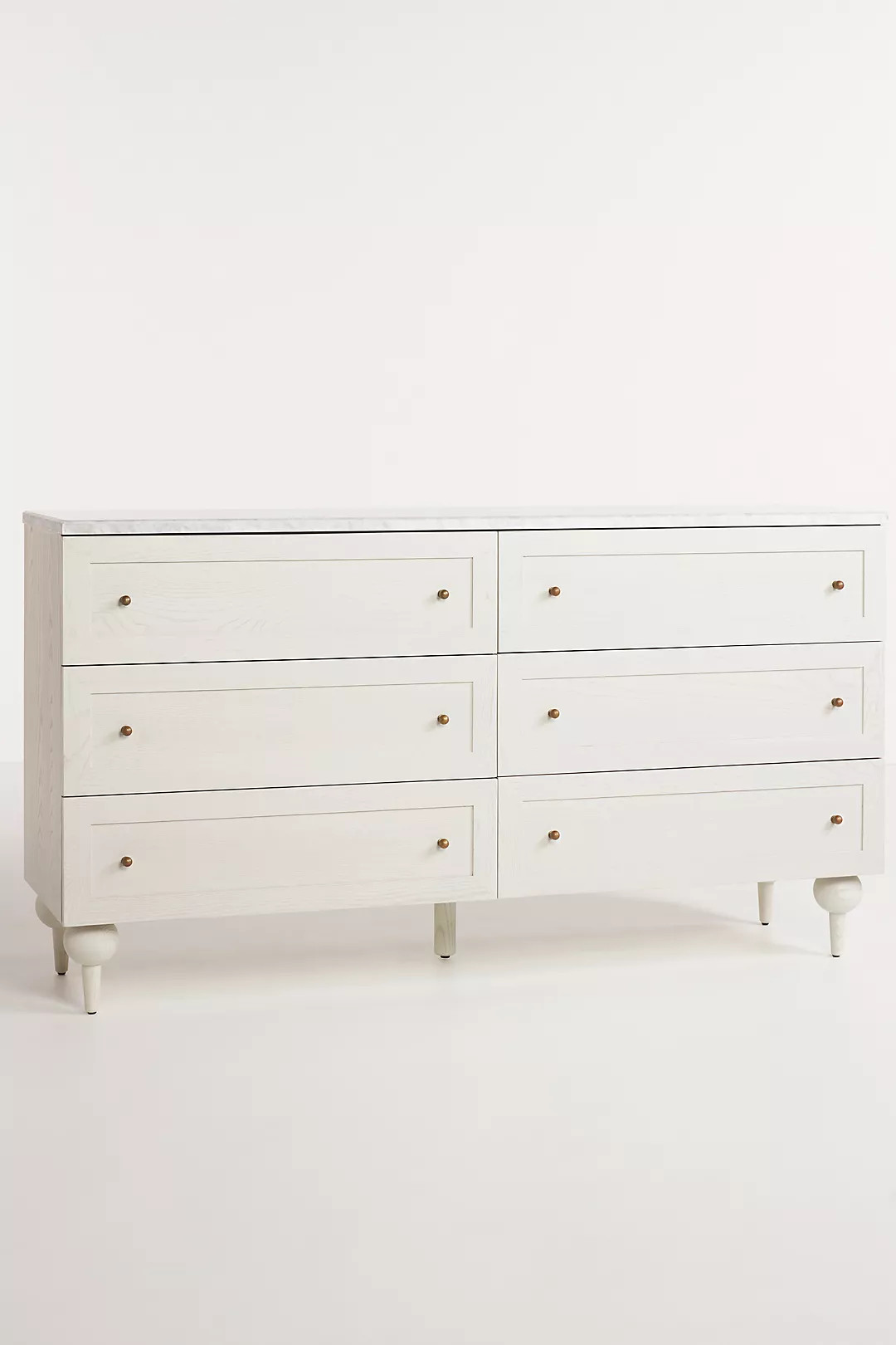 The Fern Marble Top Six-Drawer Dresser | Anthropologie (US)