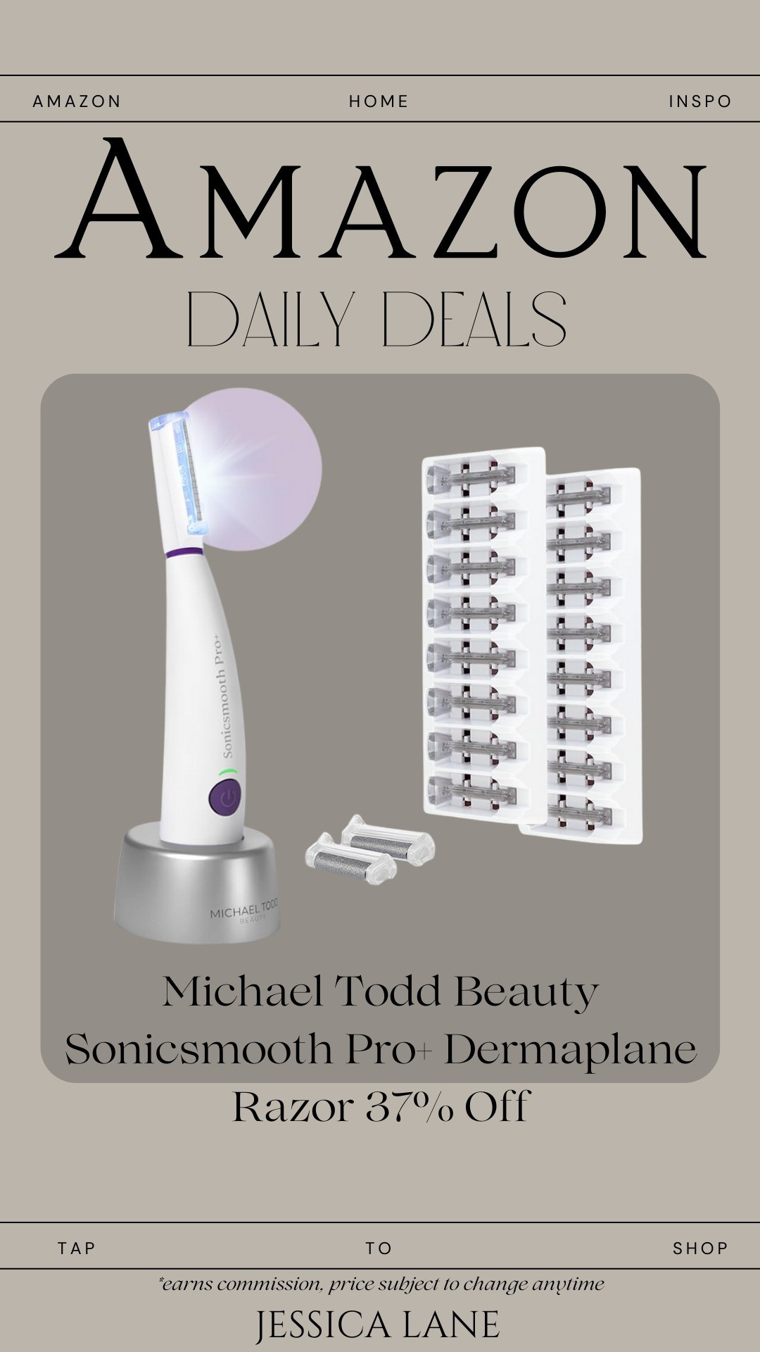 Glow-up alert! The Michael Todd Sonic Smooth Pro is perfect for at-home dermaplaning and is on Amazon daily deal now. #LTKBeauty #SkincareDeals #AmazonFinds

#LTKGiftGuide #LTKSaleAlert #LTKBeauty
