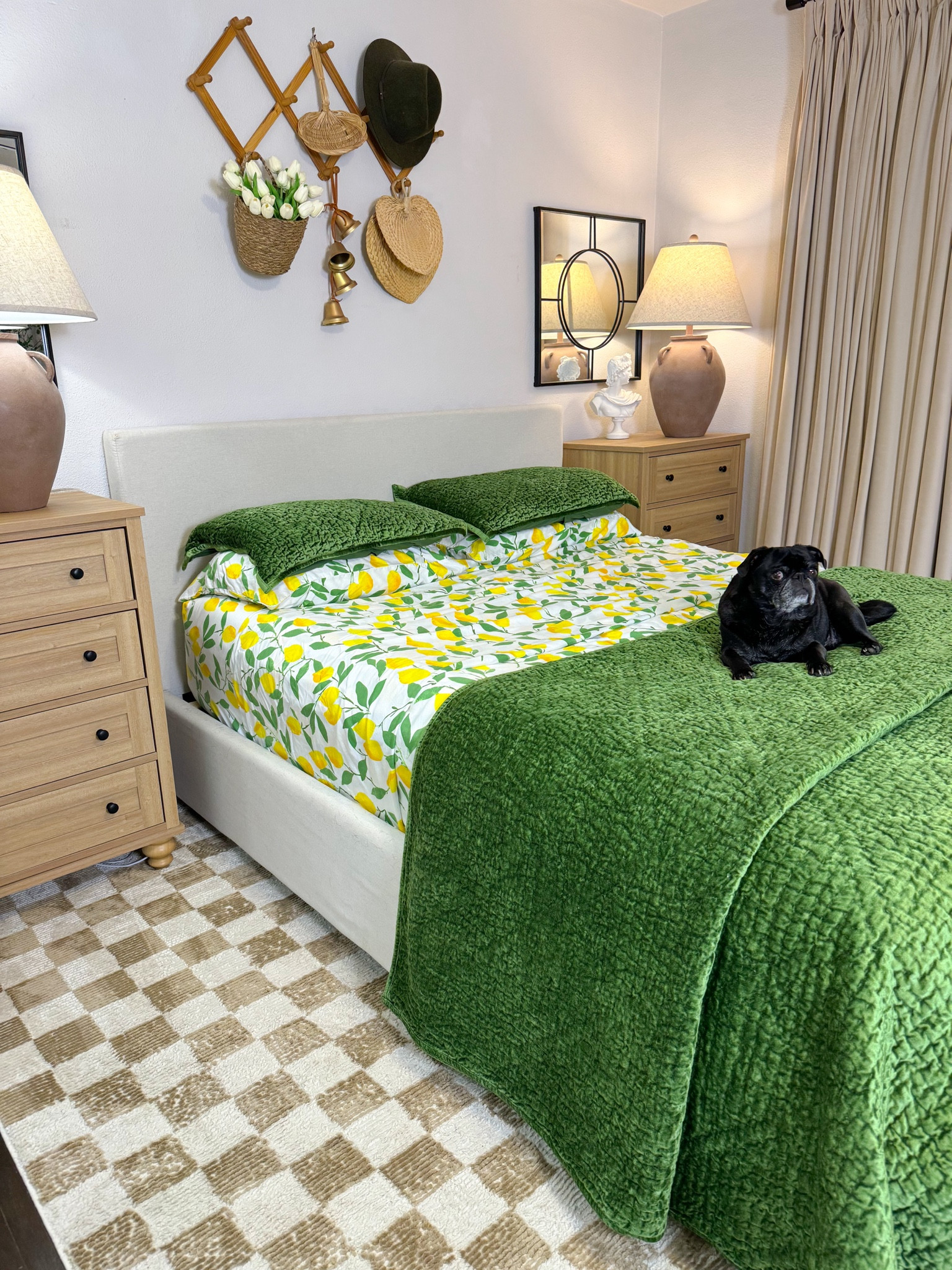 Spring bedroom decor and lemon sheets! 

#LTKsalealert #LTKSeasonal #LTKhome