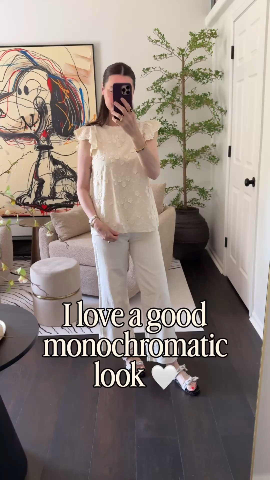This top way exceeded my expectations!!!!  So good!!!!  Wearing a small in top and 0 in jeans!

#LTKvlog #LTKootd