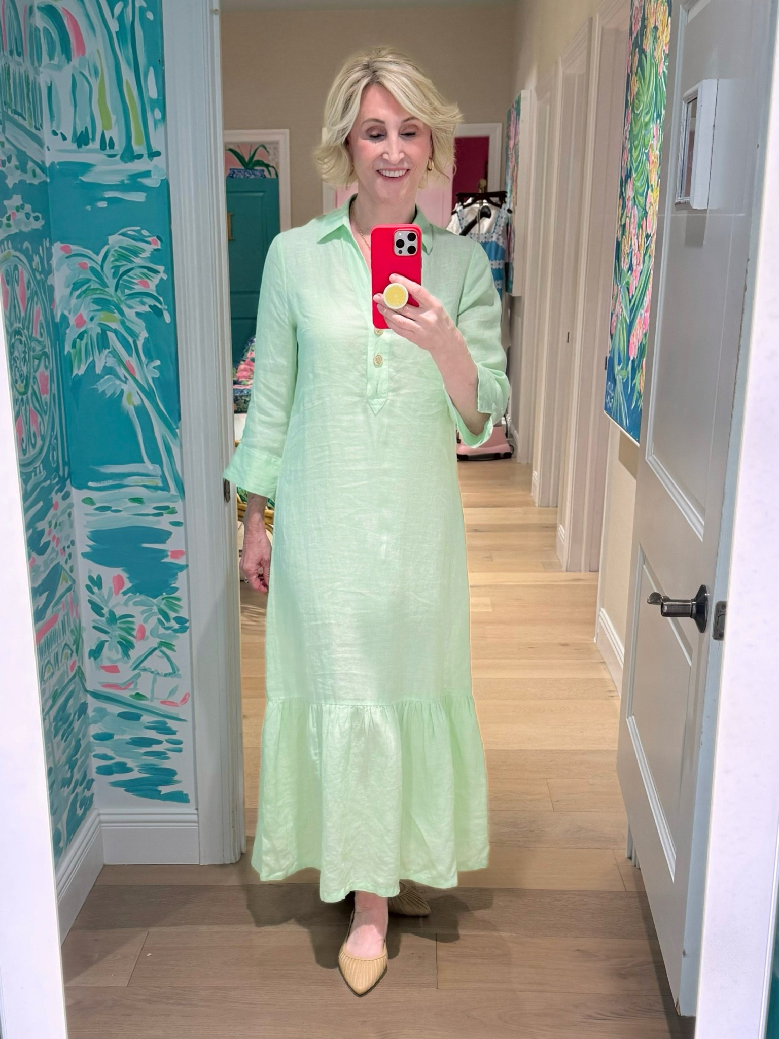There are some dresses that just instantly lift your mood, and this apple green maxi dress from Lilly Pulitzer is exactly that kind of piece.

I absolutely love this shade—it’s fresh, vibrant, and surprisingly flattering on so many skin tones. There’s something about a beautiful maxi dress like this that feels so easy and elegant at the same time. You get the comfort of a flowing silhouette, but still look completely pulled together without any effort.

#LTKSeasonal #LTKOver40 #LTKootd