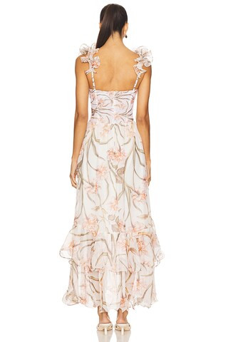 Botanic Retro Flutter Maxi Dress in Off White | Revolve Clothing (Global)