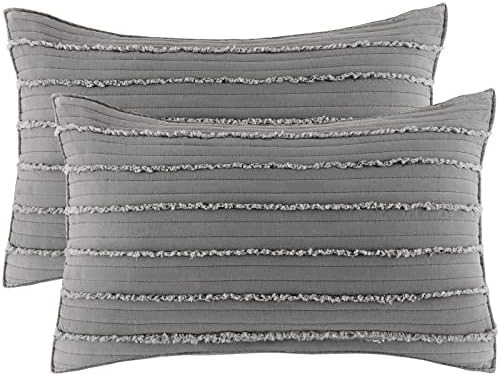 BOSOWOS Standard Size Pillow Shams Set of 2, Ultra Soft Breathable 20 x 26 Inches Pillow Case Env... | Amazon (US)