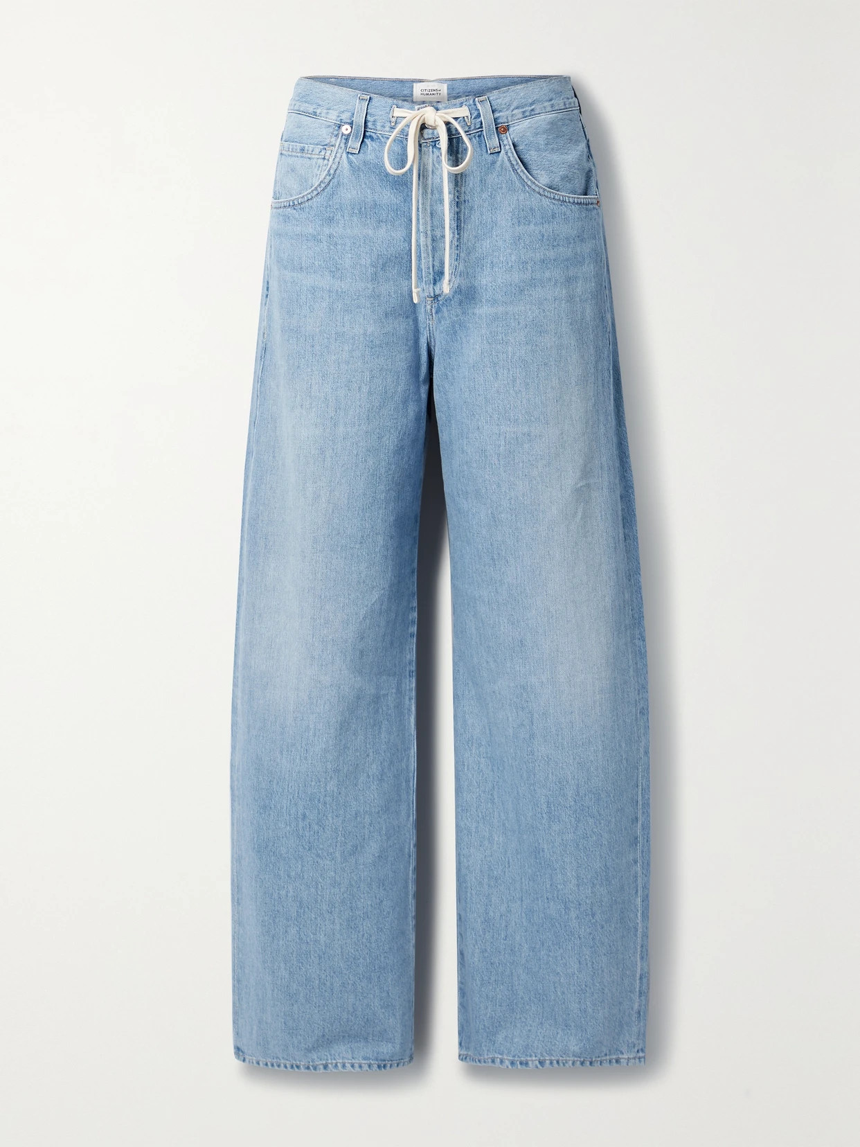 Citizens of Humanity - + Net Sustain Brynn High-rise Wide-leg Organic Jeans - Blue | NET-A-PORTER (US)