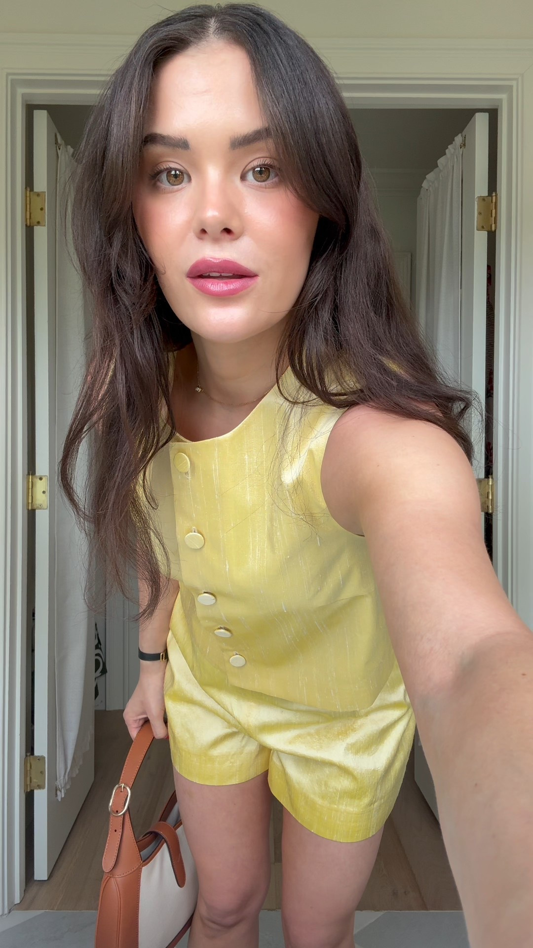 The set of your butter yellow dreamssss 🧈  comment SHOP for links and sizing details sent straight to your dms!

Wearing a size 4 in the top and bottoms - I’m usually a small or XS!