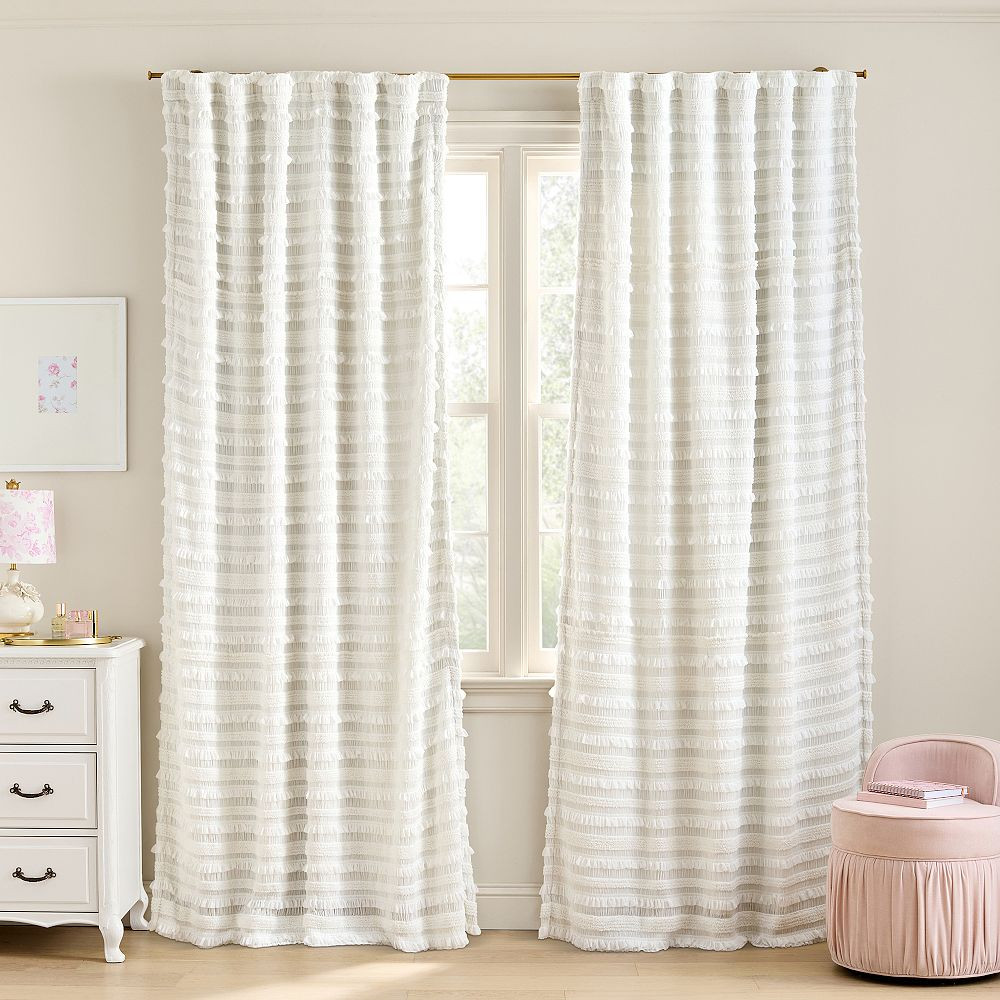 LoveShackFancy Tulle Dreams Blackout Curtain | Pottery Barn Teen