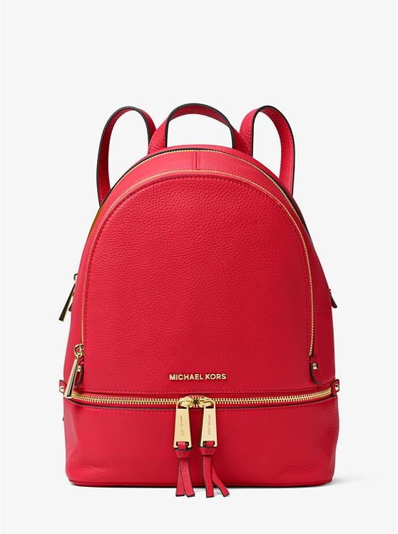 Rhea Medium Leather Backpack | Michael Kors US