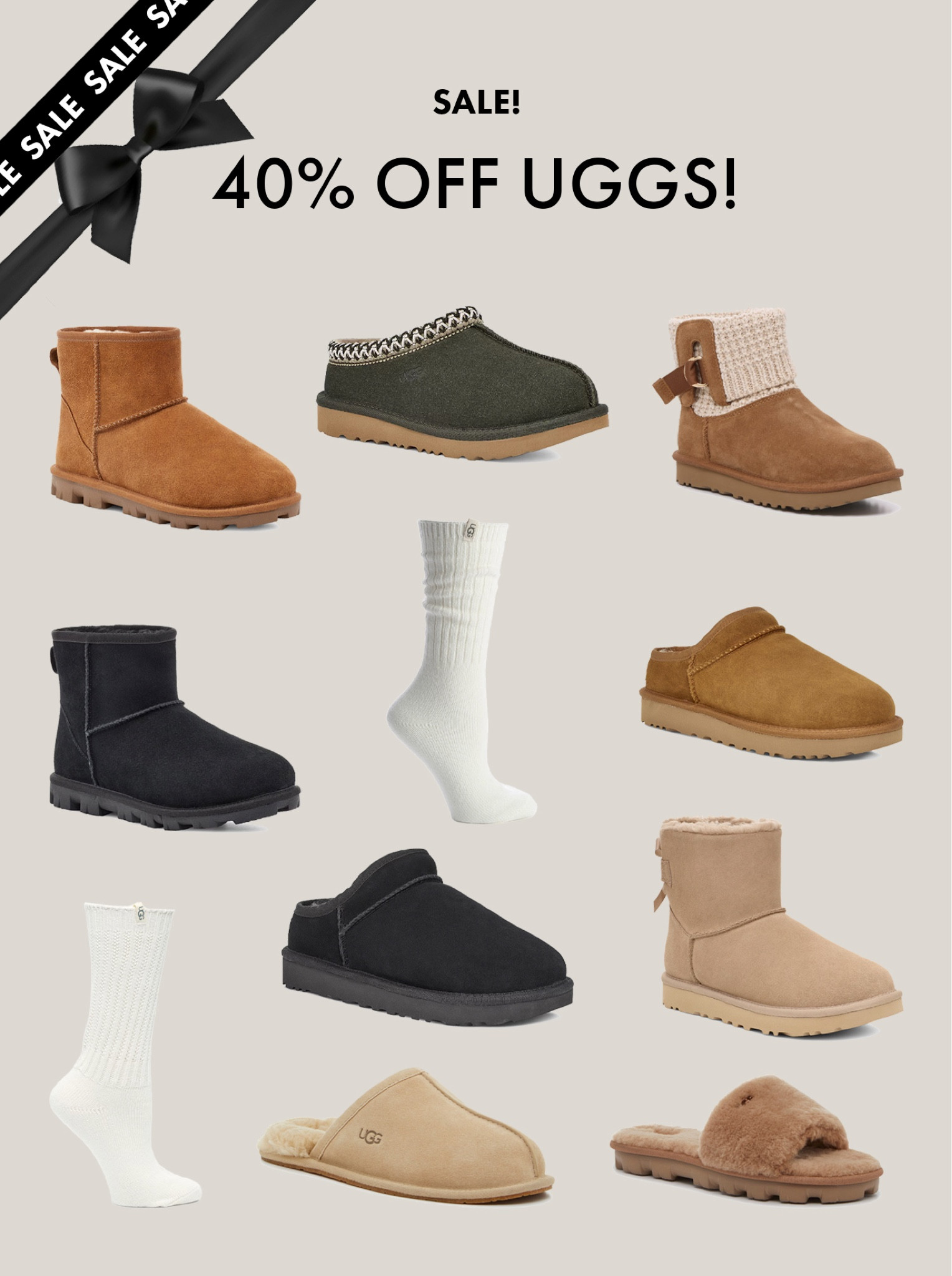 Shop to save on a new pair of UGGs. All up to 40% OFF! While supplies last ! 

#LTKCyberWeek #LTKSaleAlert #LTKShoeCrush